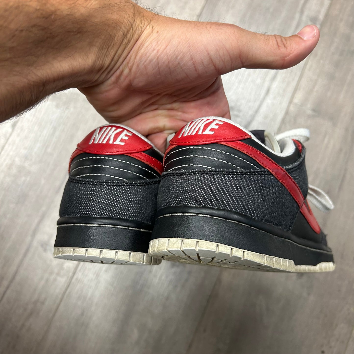 2011 Nike Dunk Low Zoom NikeID Size 8 Used As Is No Box 502000-991 Made In China