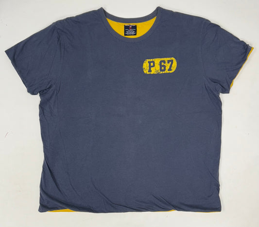 Vintage Polo Ralph Lauren Mens Size X-Large Blue P 67 Reversible Crewneck