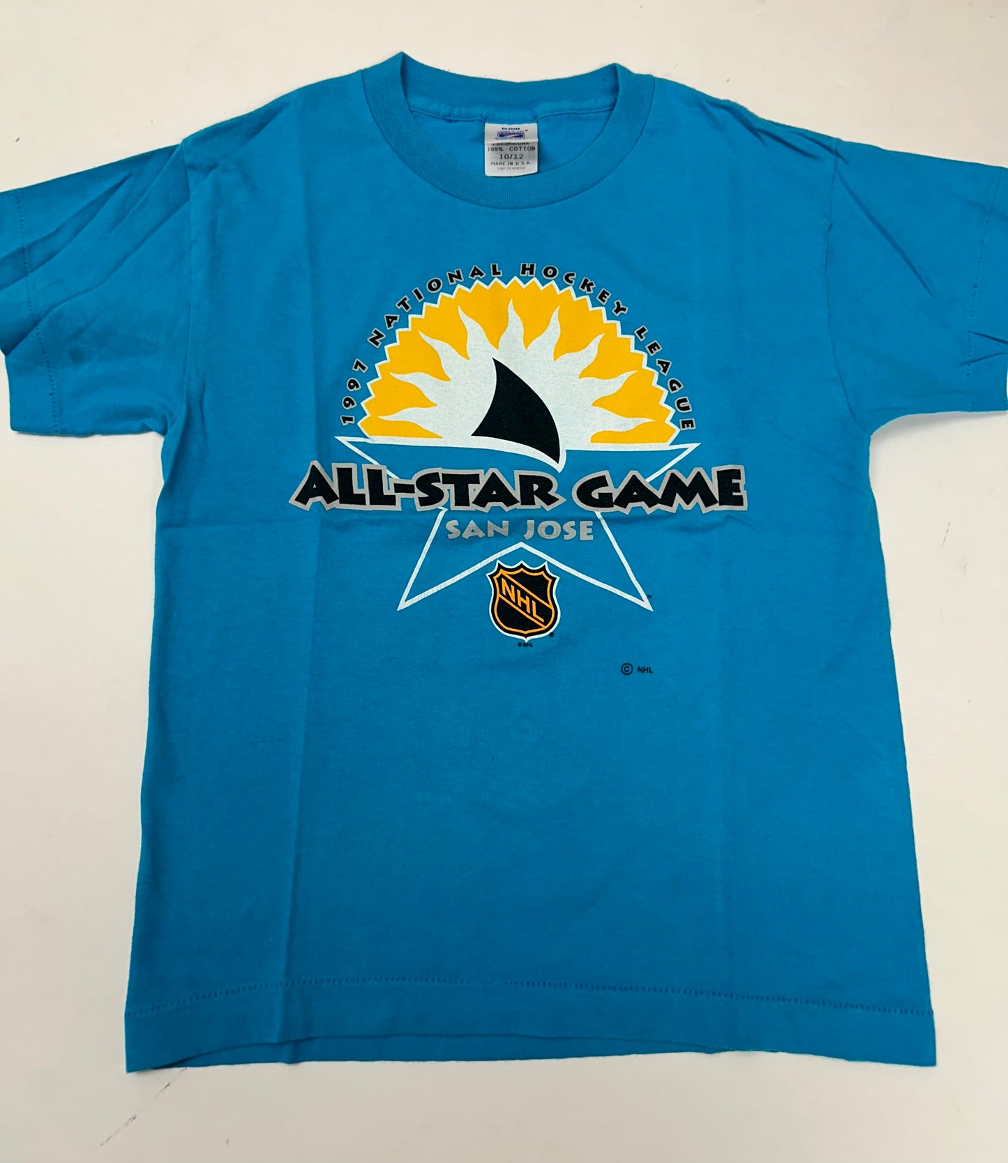 Vintage Logo 7 1997 San Jose NHL All-Star Game Youth Tee