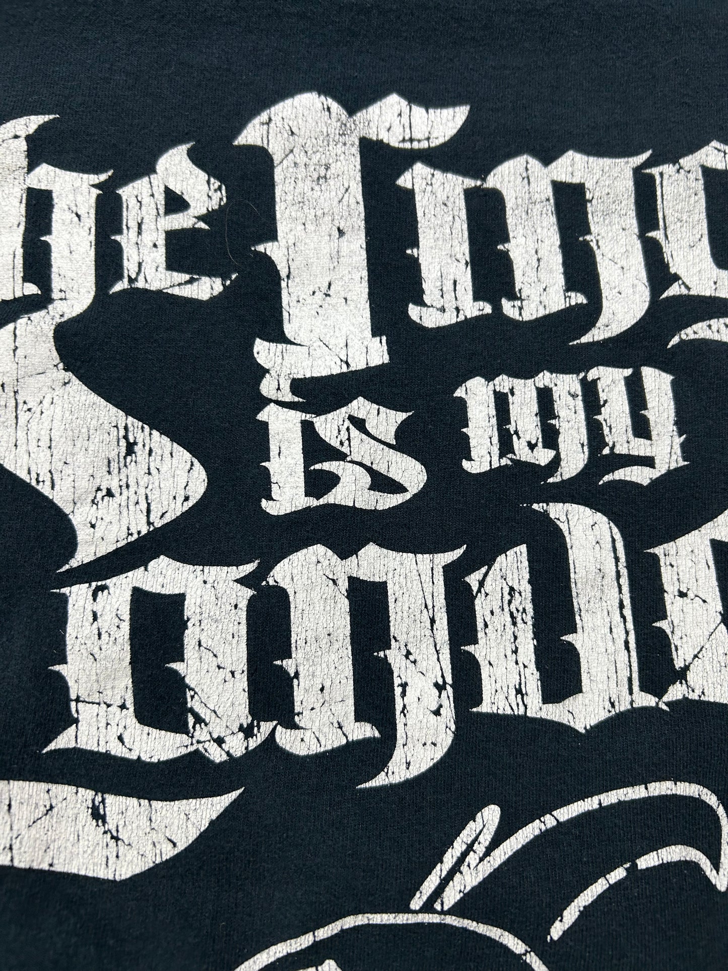 Vintage TNA Jeff Hardy Wrestling Shirt "The Ring Is My Canvas" Face Tee 2XL 26.25x30.25 Inches 2000