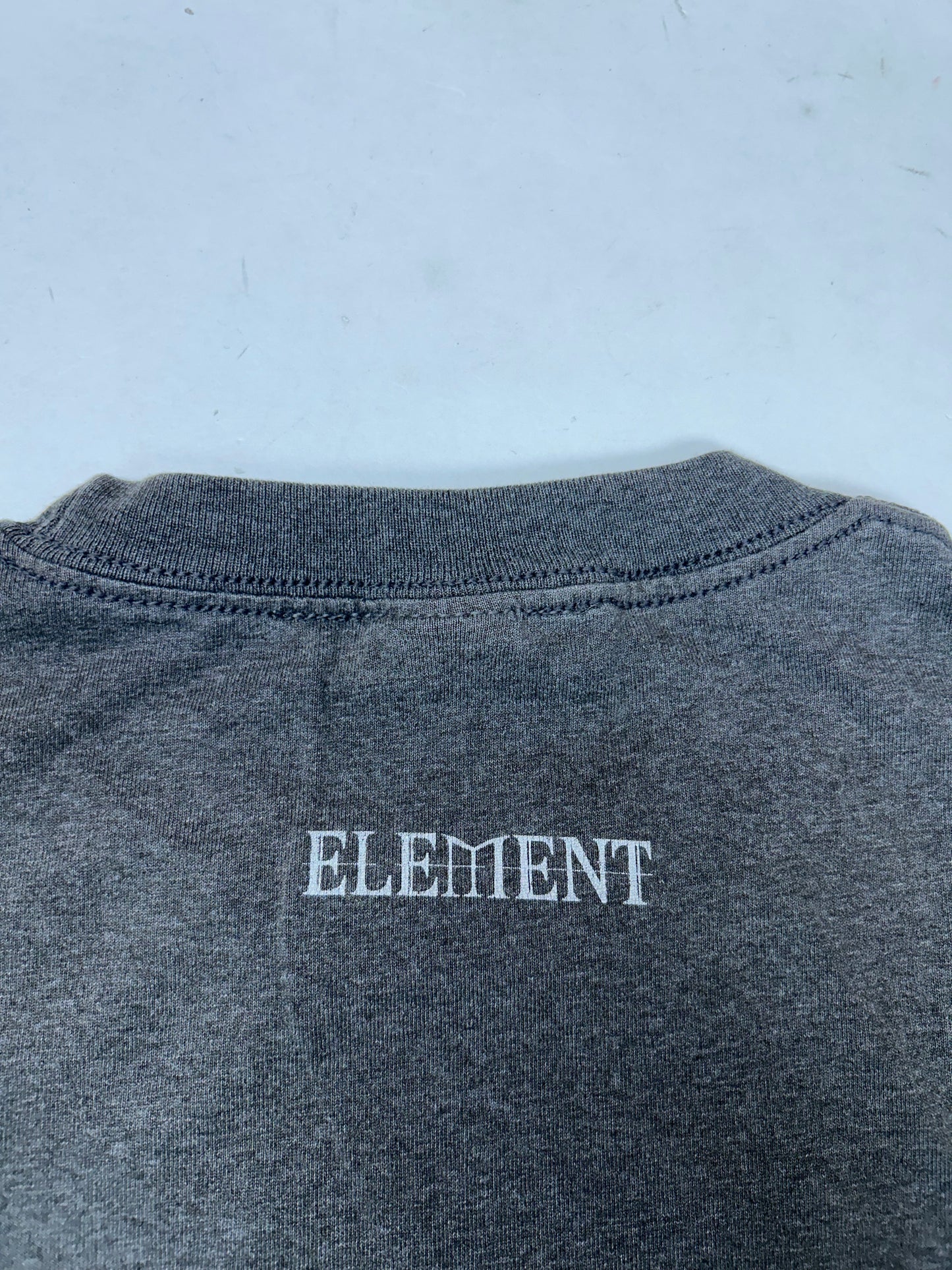 Vintage Element Skateboards BAM Margera HIm Logo Skate Tee Large 21.5x29 Inches As Is