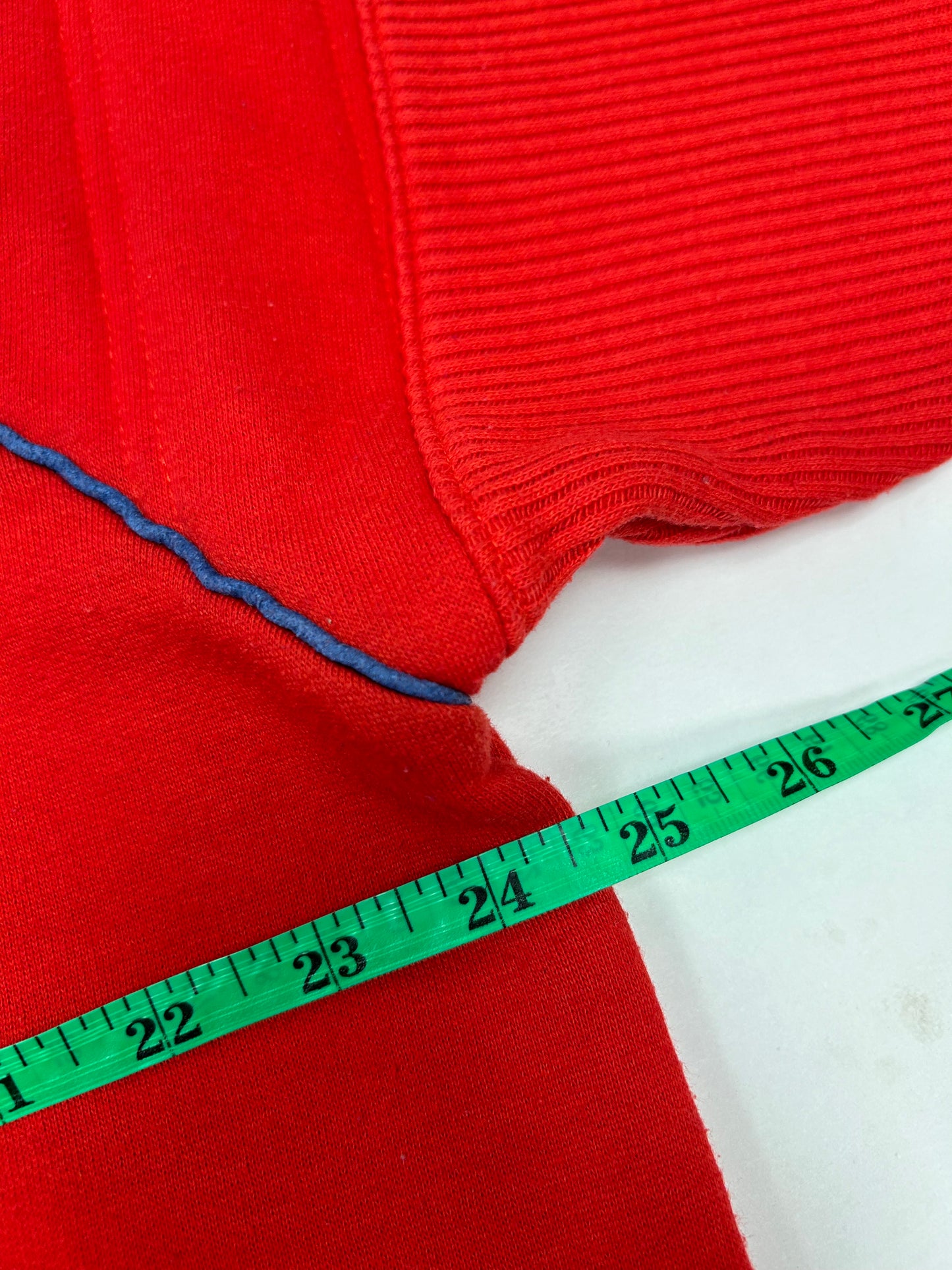 Vintage New England Patriots NFL Nike 1/4 Zip Pullover Sweatshirt Tagged Medium 24.5x25 Inches 80s