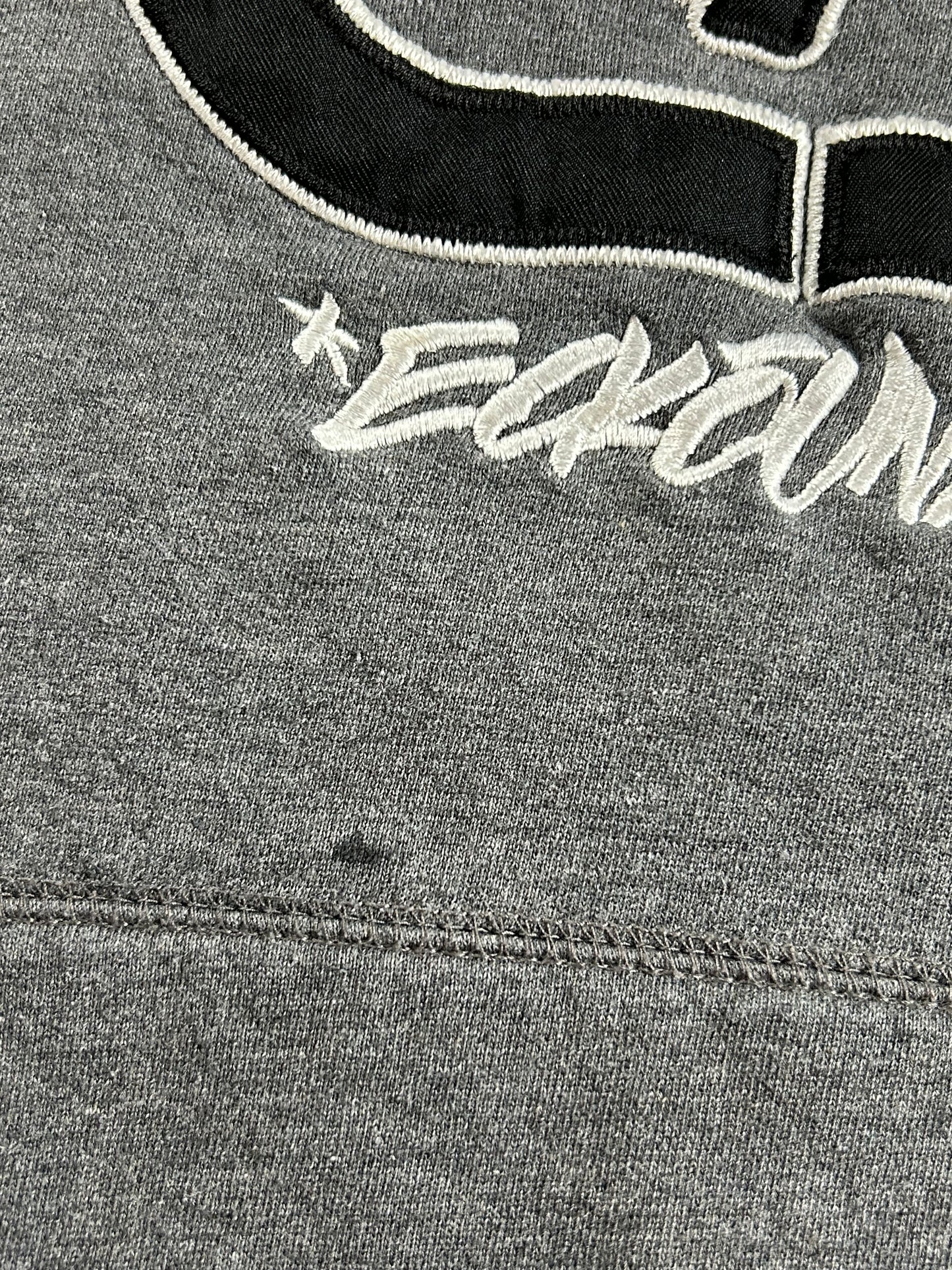 Vintage Eckō Unltd Rhino Brand Hooded Pullover Sweatshirt Gray Large 24.5x26.25 Inches As Is