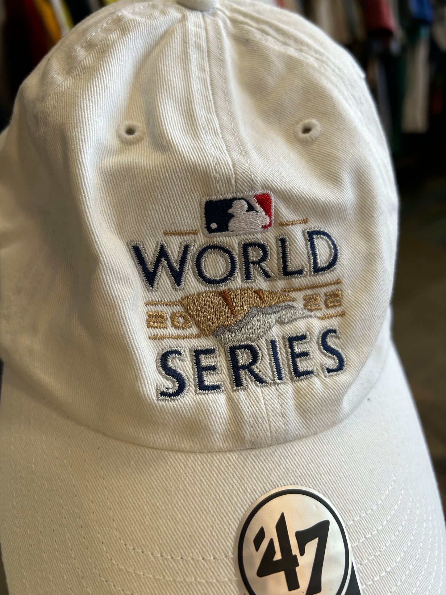 2022 MLB World Series '47 Brand Adjustable Cap Brand New Astros Vs. Phillies