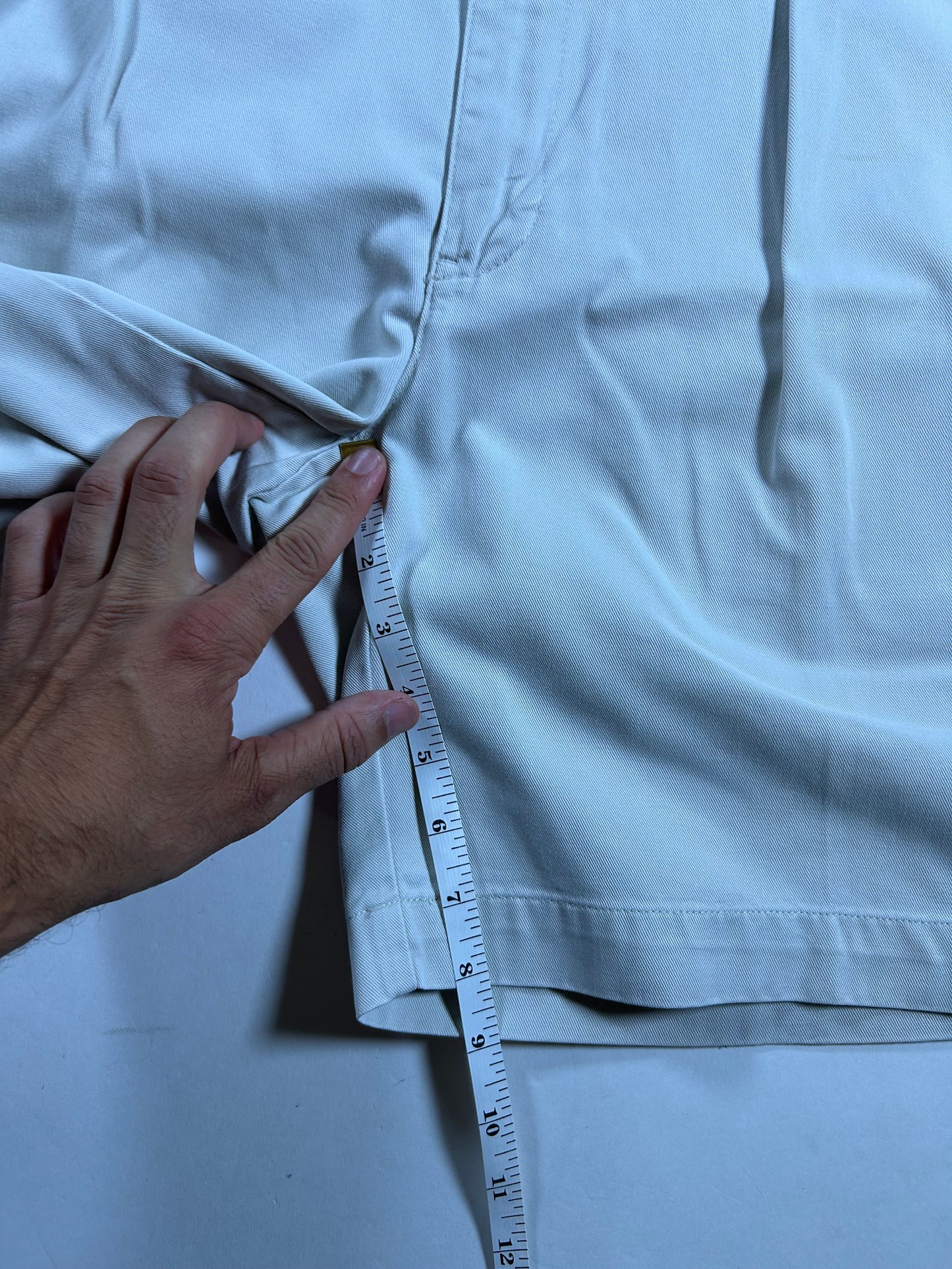 Vintage 2000s Polo Ralph Lauren Khaki Chino Pleated Shorts Tyler Short 34 17.25x21.75 Inches