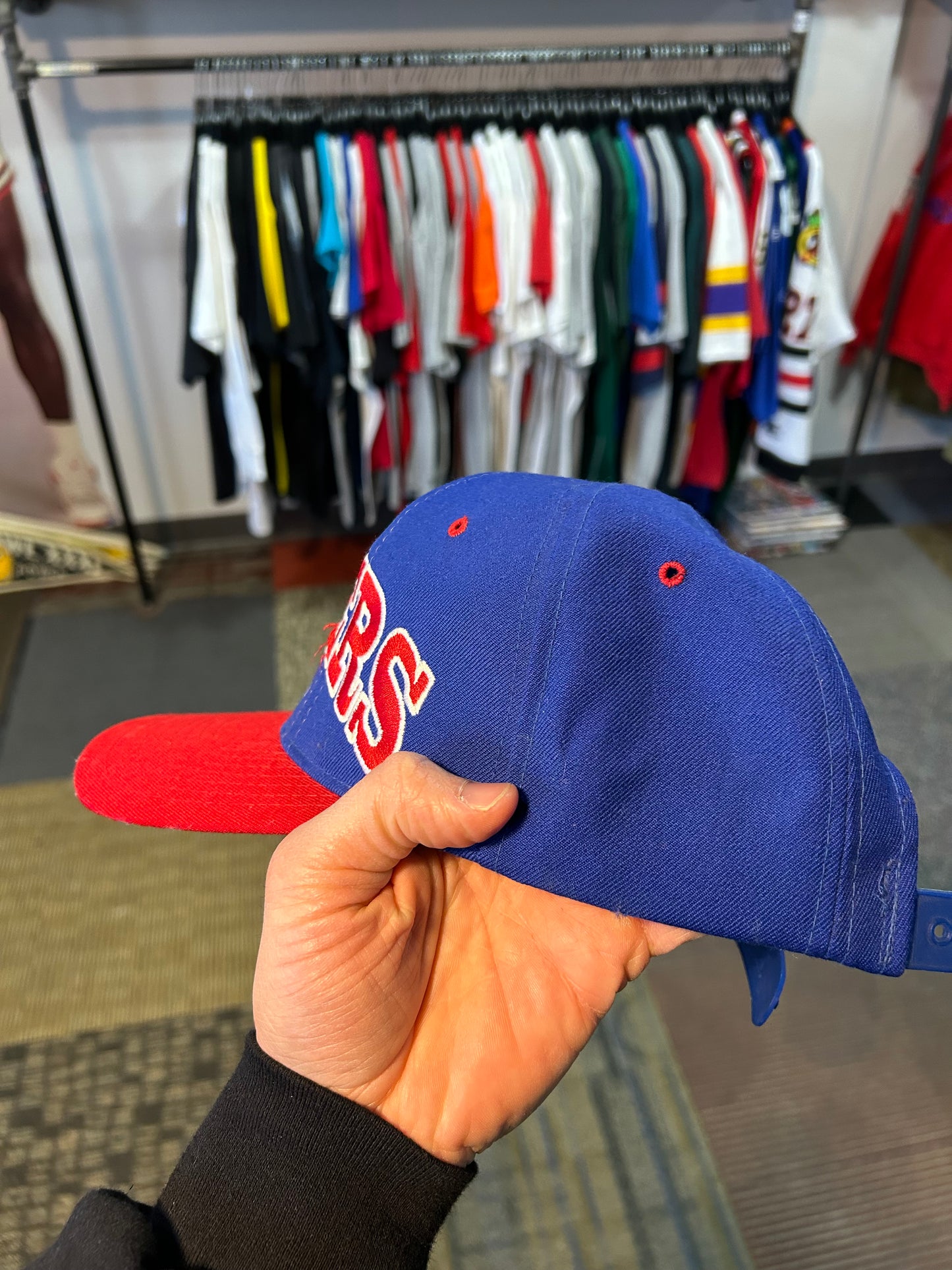 Vintage 90s Starter New York Rangers NHL SnapBack Hat