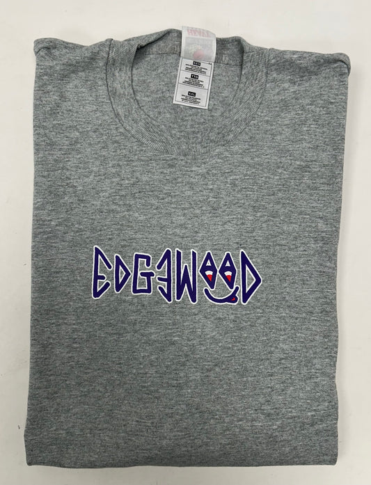 Edgewood NJ first edition “Deeper Than The Roots.” Long Sleeve Tee 2XL 25.5x32.5 Inches Gray Fruit Of The Loom 90/10 Blend Honduras