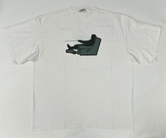 Vintage Nike Channel Surfing Is Not A Sport Couch Potato Funny Tee XL 24.75x29