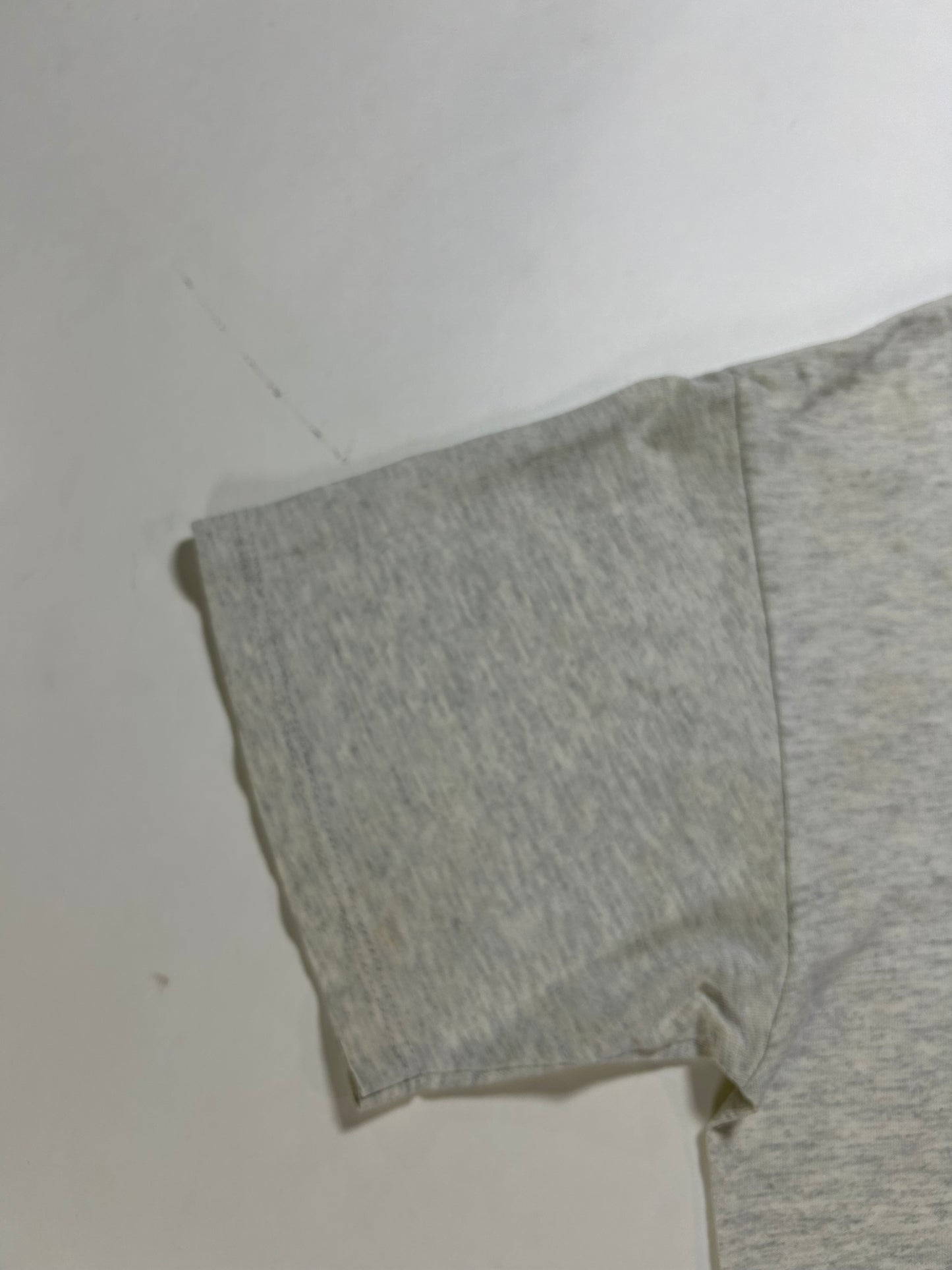 Vintage 90s Nutmeg Mills Chicago Bulls Slam This NBA Tee Gray L/XL 22.5x29 Inches Gray Worn As Is Has Wear & Stains