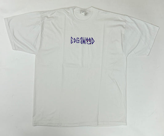 Edgewood NJ first edition “Deeper Than The Roots.” Tee 2XL  Jerzees Tag 50/50 Blend Honduras White