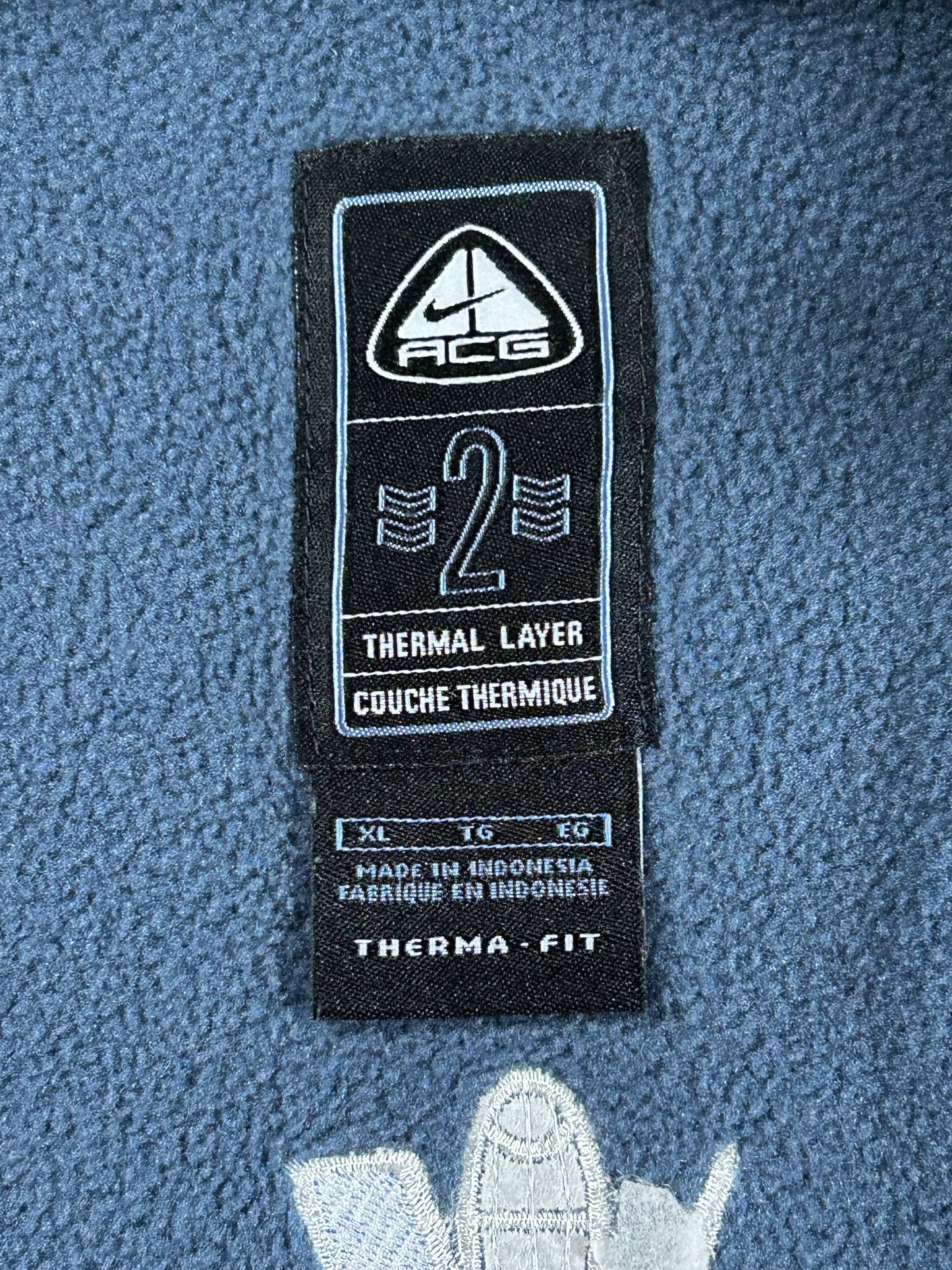 Vintage Nike ACG Winter X Games Fleece Vest Jacket Polartec Full Zip XL/L Fit