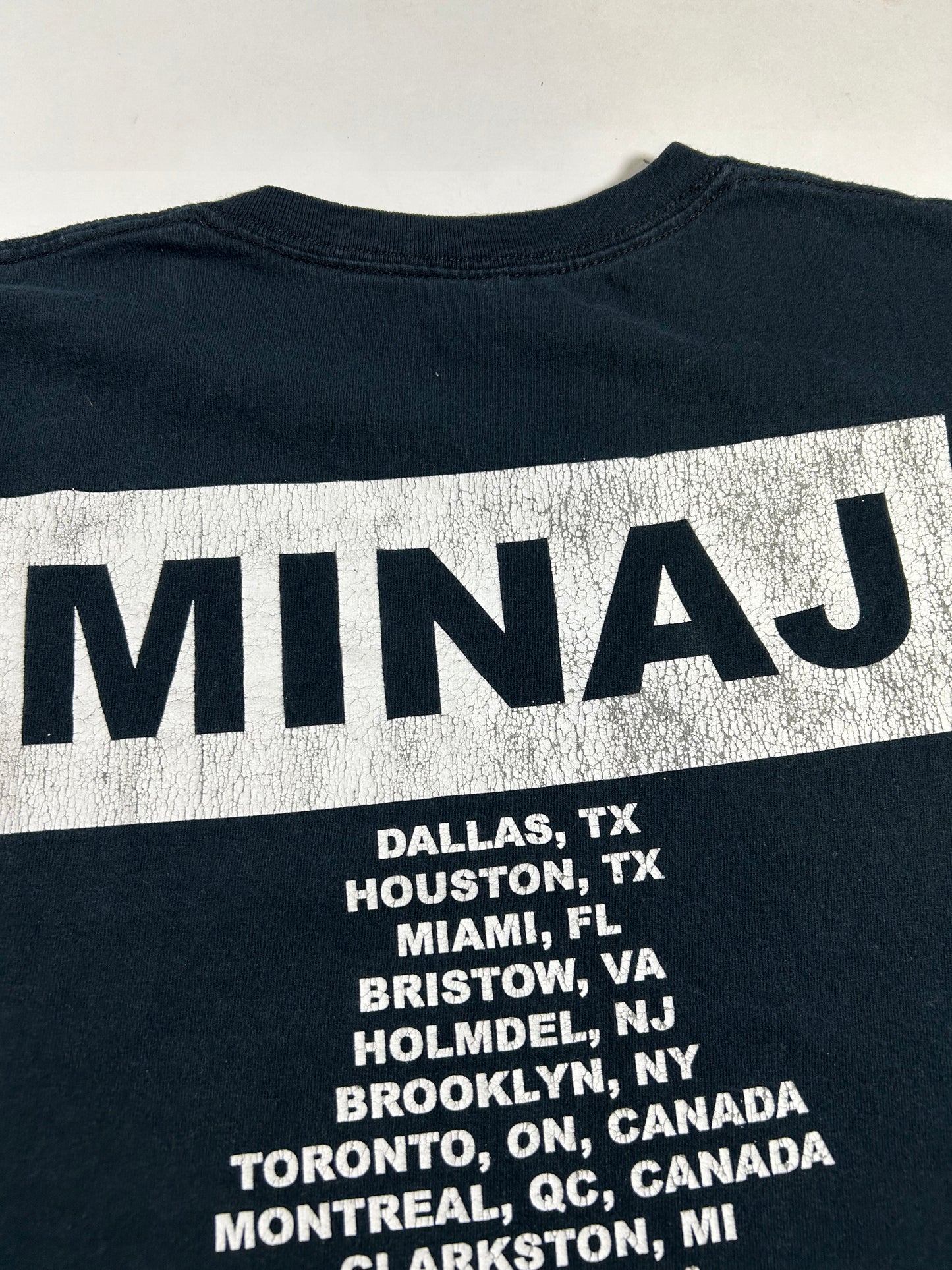 Nicki Minaj “The Pink Print Tour” 2015 Music Rap Tee XL Worn In 24x29.5 Inches