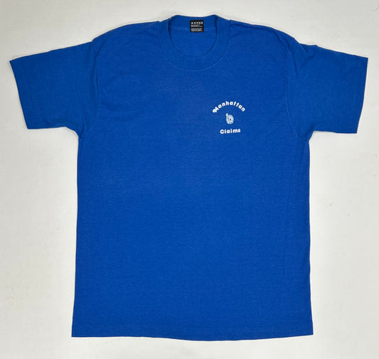 Vintage 1993 Derby Day Manhattan Claims Tee XL 23x31.5 Inches