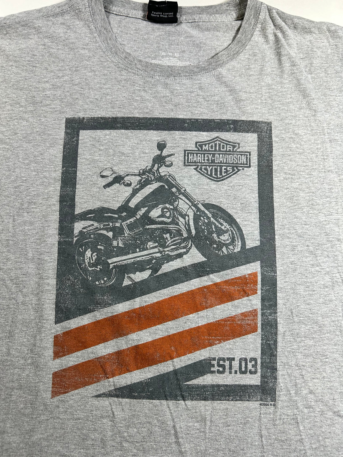 2020 Harley Davidson Motorcycle Of Bergen County Bike 1903 Rochelle Park, NJ Tee XL 24.5x29 Inches