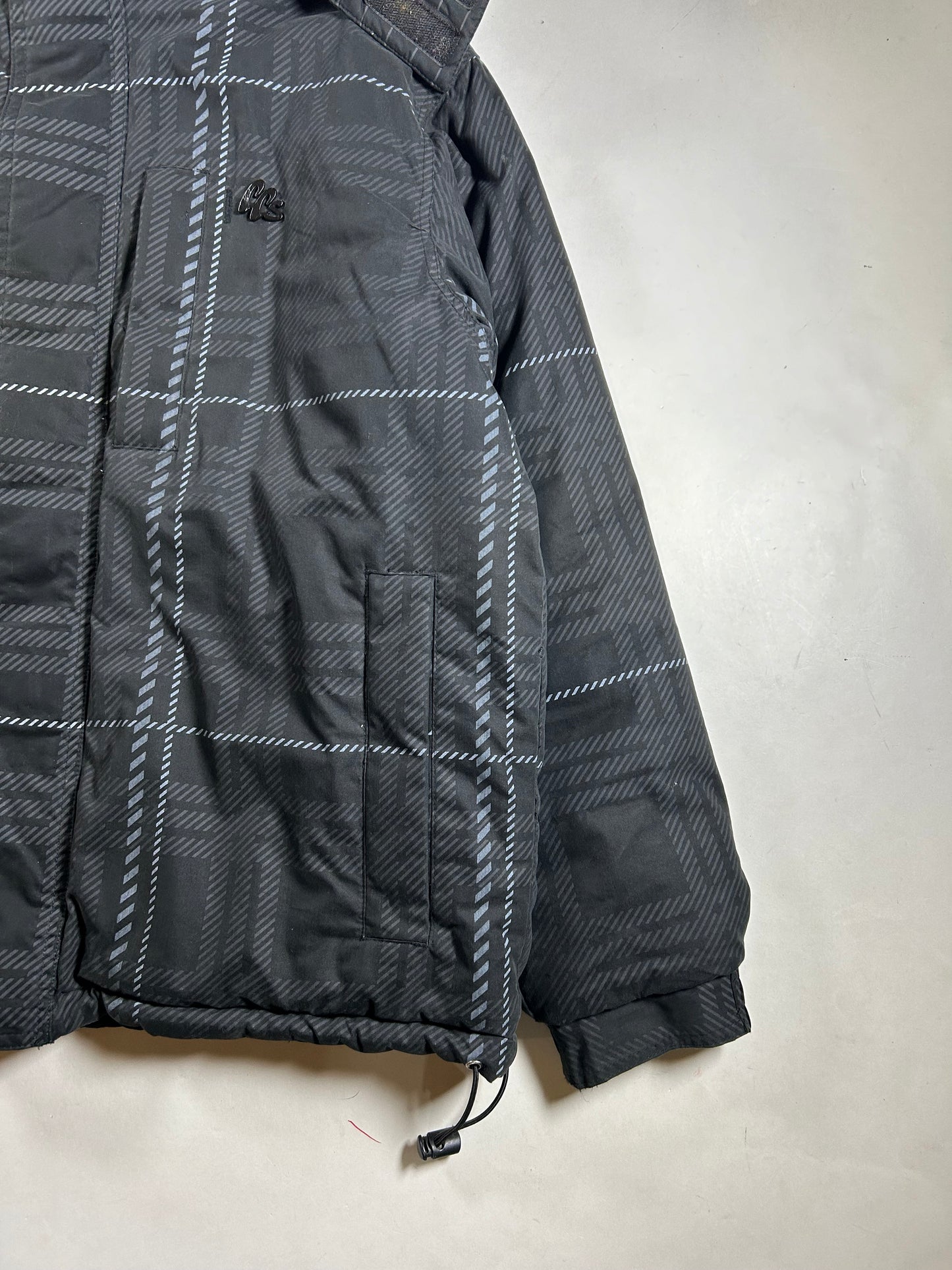 Vintage CCS Skate Catalog Winter Puffer Reversible Jacket Snowboard Skateboard Medium 26x28 Inches