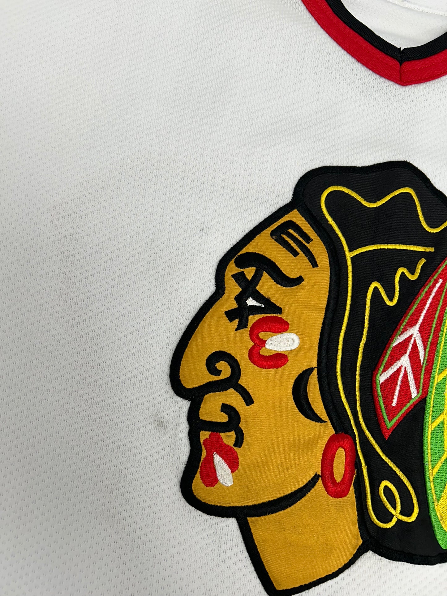 Vintage Starter NHL Chicago Blackhawks Jeremy Roenick Hockey Jersey Men’s Large 28x29.75 Inches