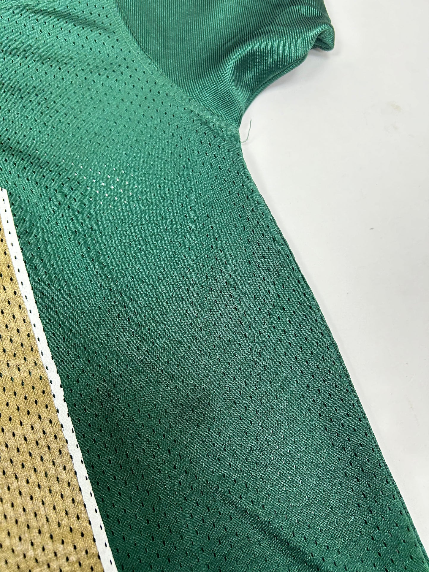 Vintage 2000s Adidas Notre Dame Fighting Irish Brady Quinn #10 Jersey Youth Medium Green