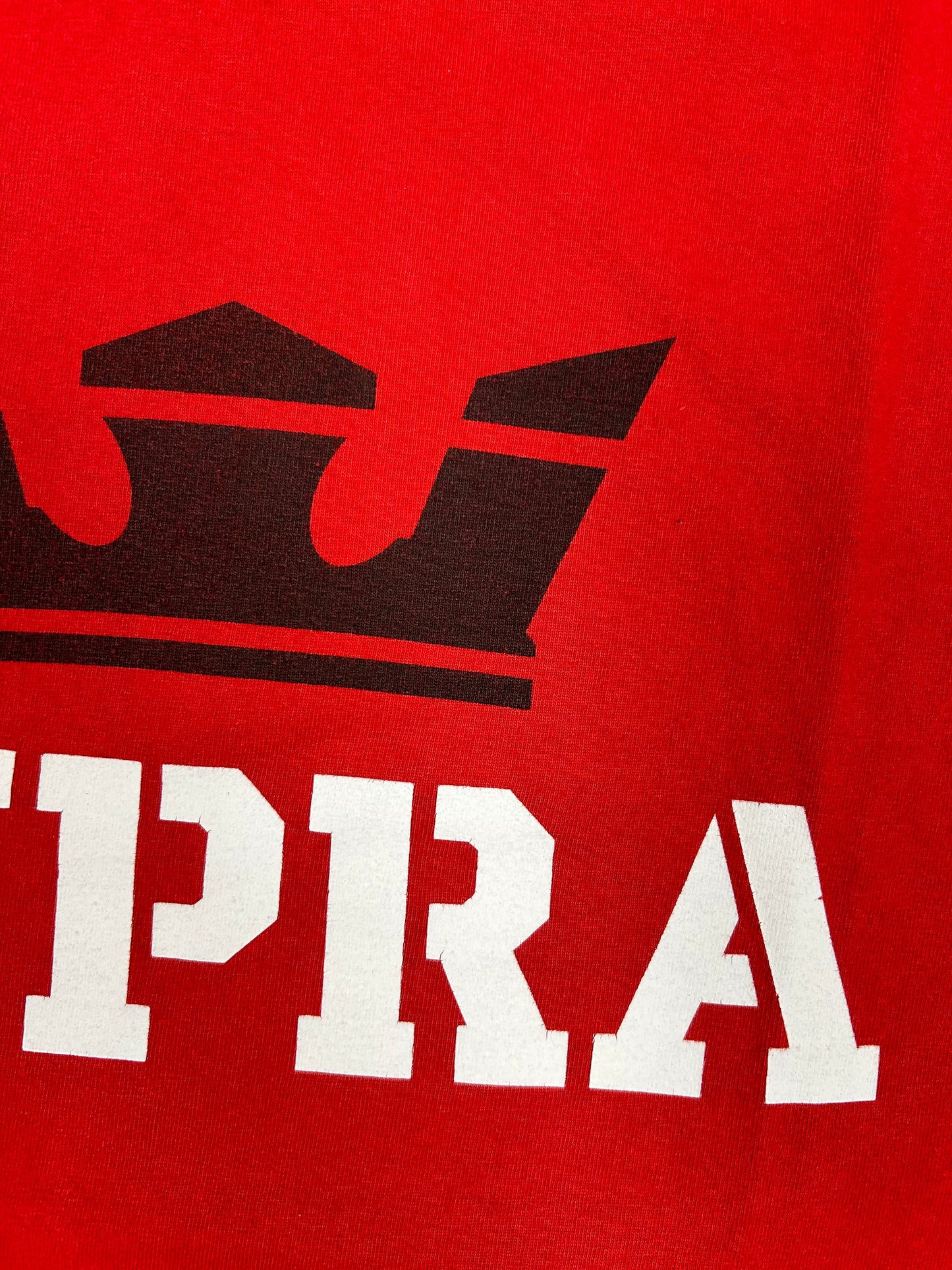 Vintage 00s Supra Footwear Skate Tee Medium 20x27.25 Inches Red