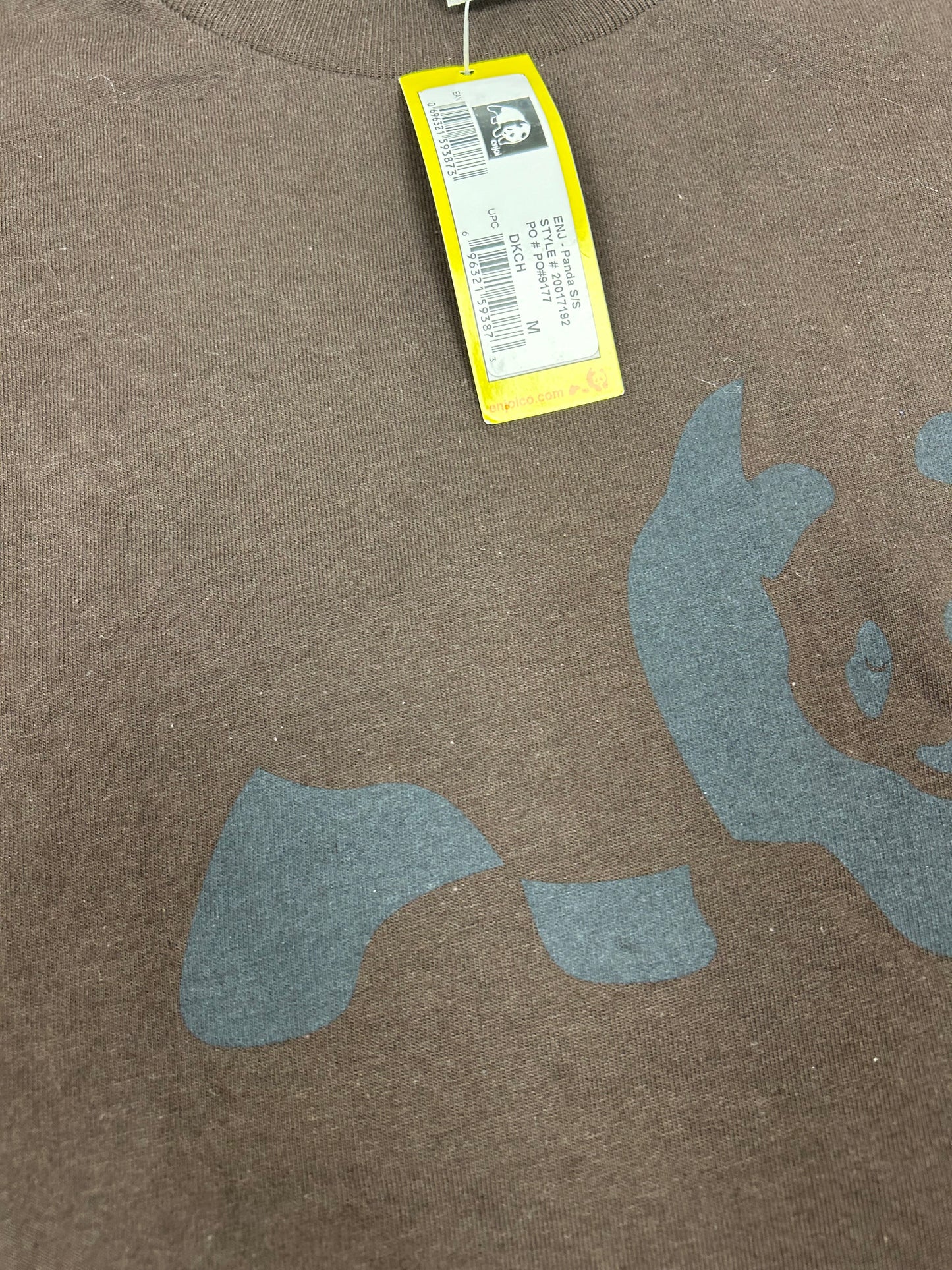 Vintage Enjoi Skateboards Panda S/S Graphic T-Shirt Skate Tee Medium 20.25x29.75 Inches Y2K New With Tag