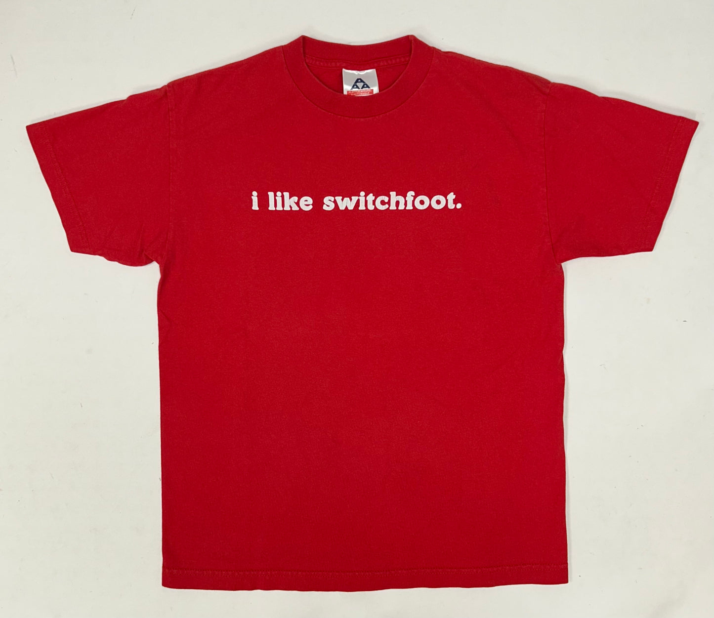 I Like Switchfoot T Shirt American Post Grunge Alternative Band Red Size Medium 19.25x25.5 Inches Y2K 2000s