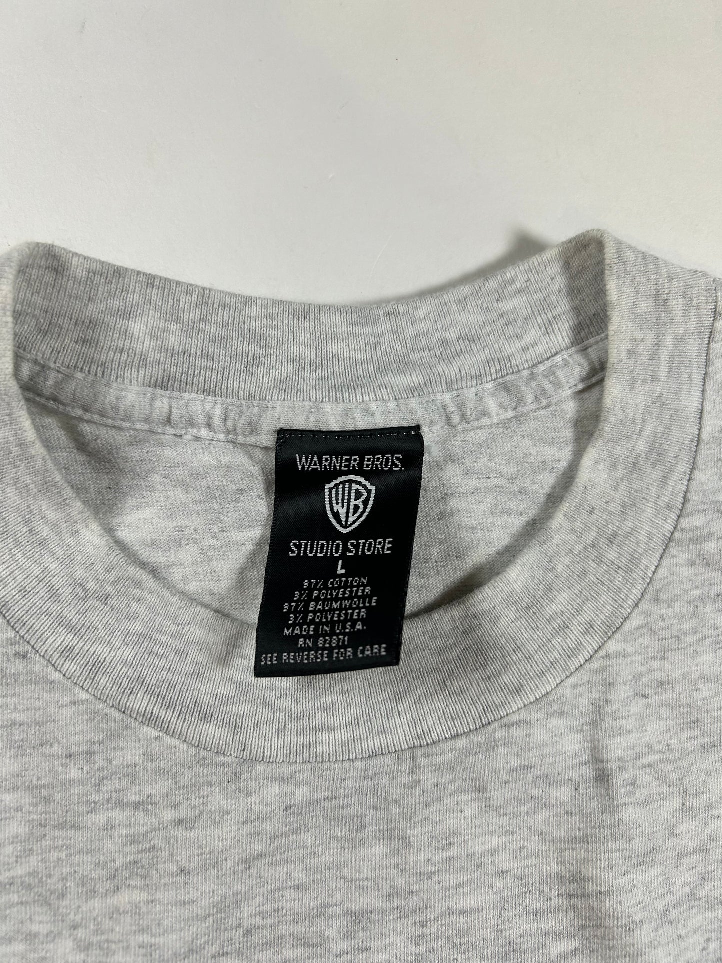 Vintage 1998 Warner Bros. High School Pictures Looney Tunes Tee Large 21.25x29.25 Inches