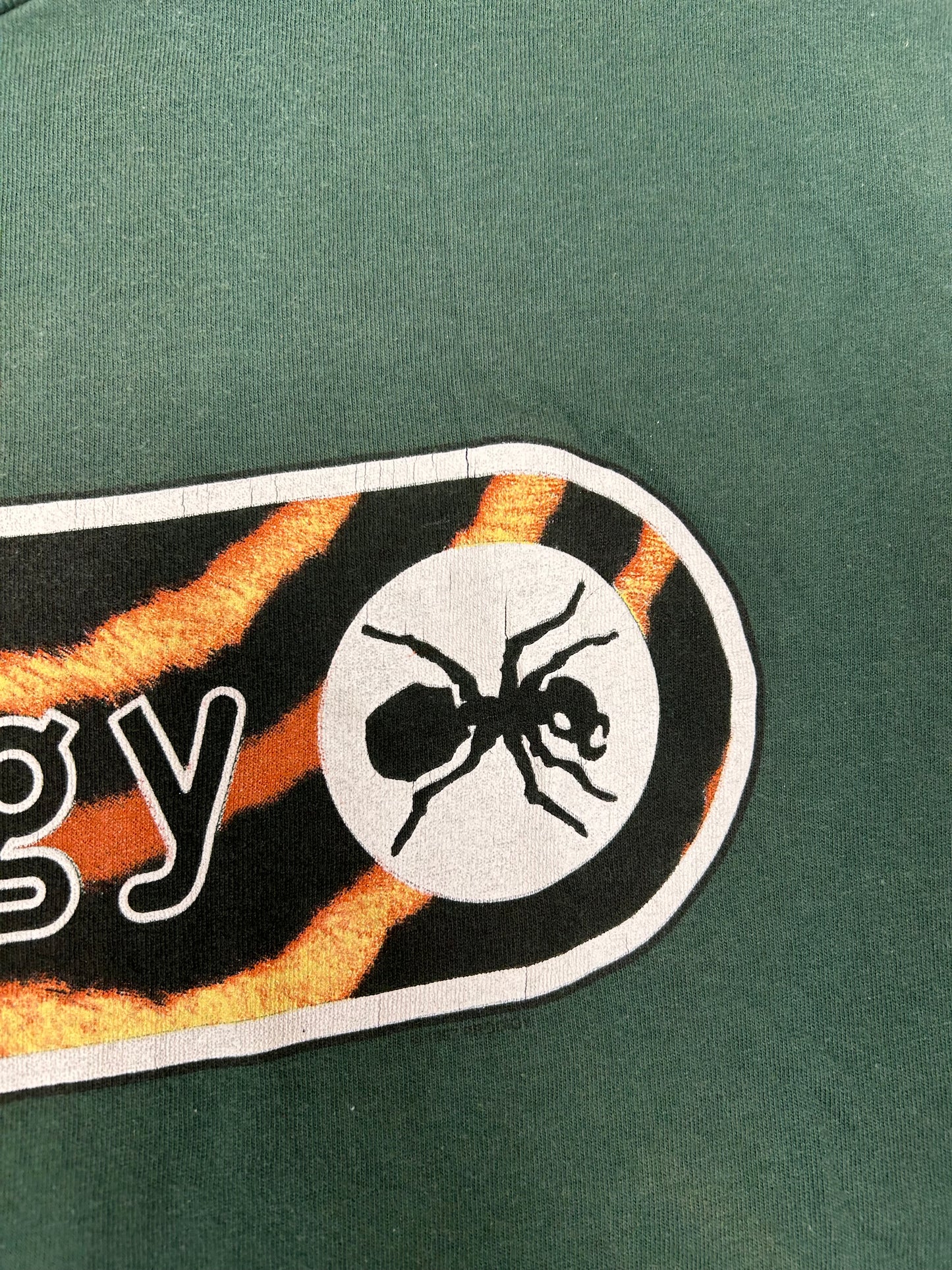 Vintage The Prodigy Fat Land Firestarter 1997 Wild Oats Tee Large 22.25x30.25 Inches Faded Green