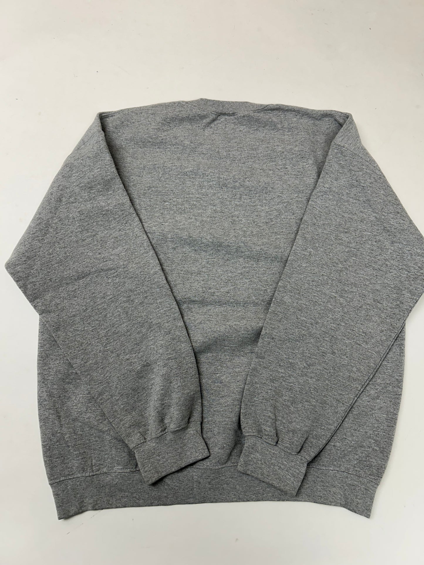 Zero Skateboards Spell Out Skate Brand Crewneck Sweatshirt Large 23.75x27 Inches Gray