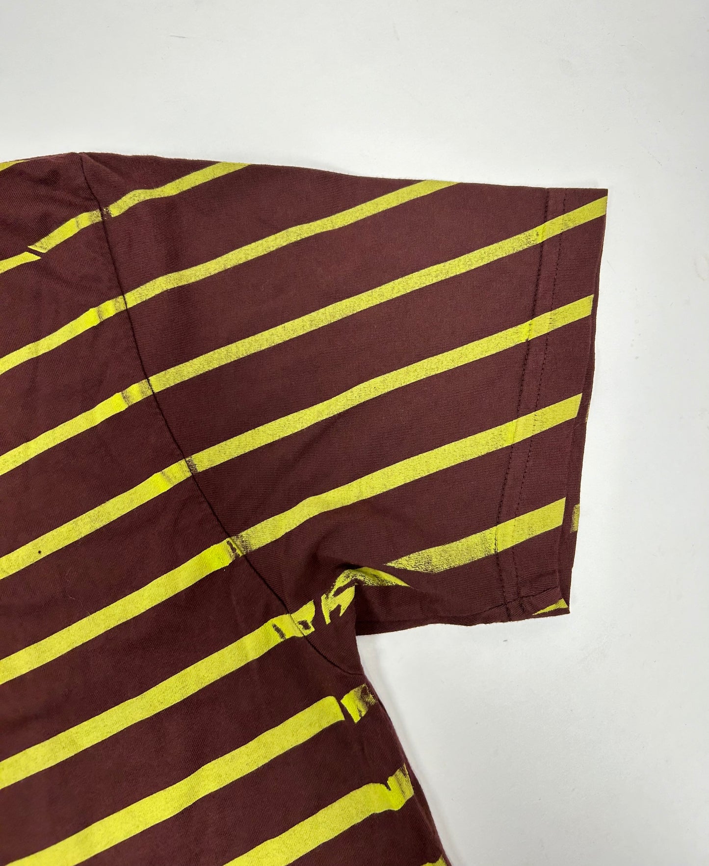 Vintage Globe Shoes Skateboarding Down Stripe Slim Fit Skate Tee New With Tag Tagged XL Can Fit Large Slimmer Style Fit 22.25x31.75 Inches