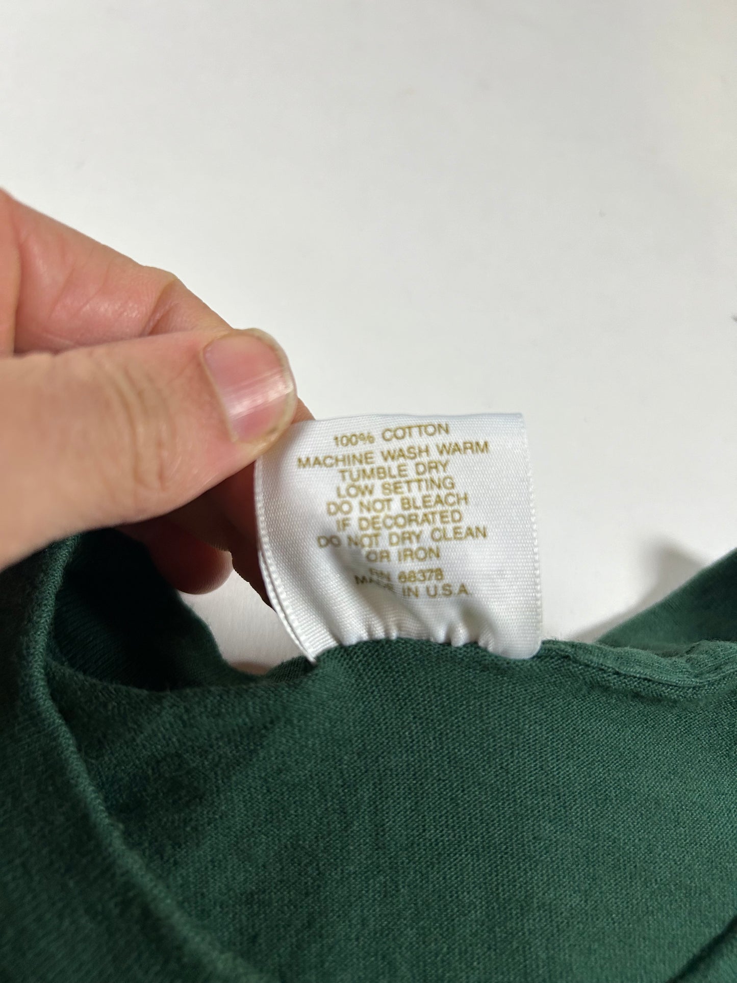 Vintage 90s Garfield Blarney Wear St. Patrick’s Day Shirt Paws Size XL 23.5x32.5 Inches Green