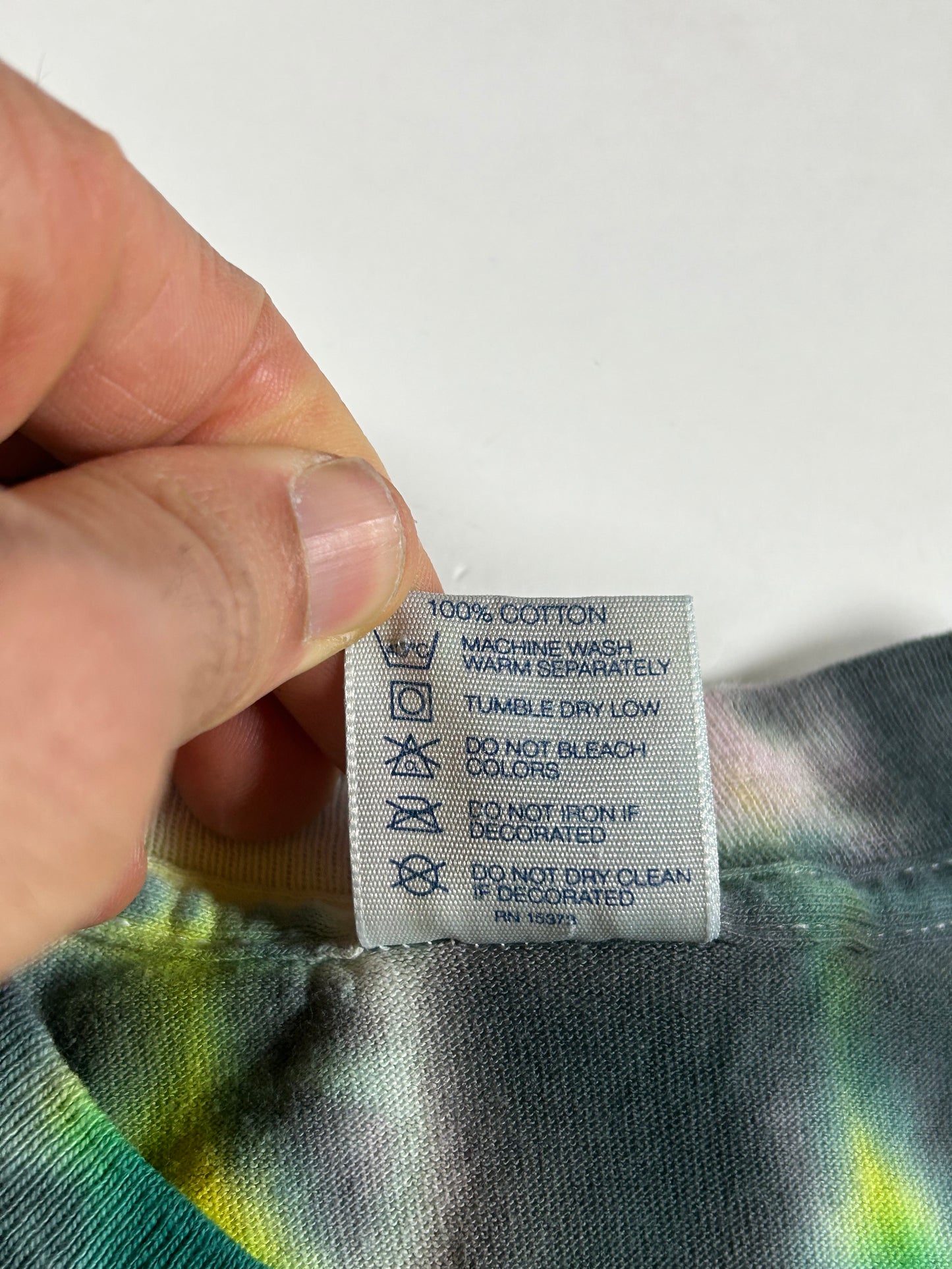 Vintage 1996 Grateful Dead Lithuania Basketball Team Tie Dye Tee USA Large 22.25x29.5 Inches