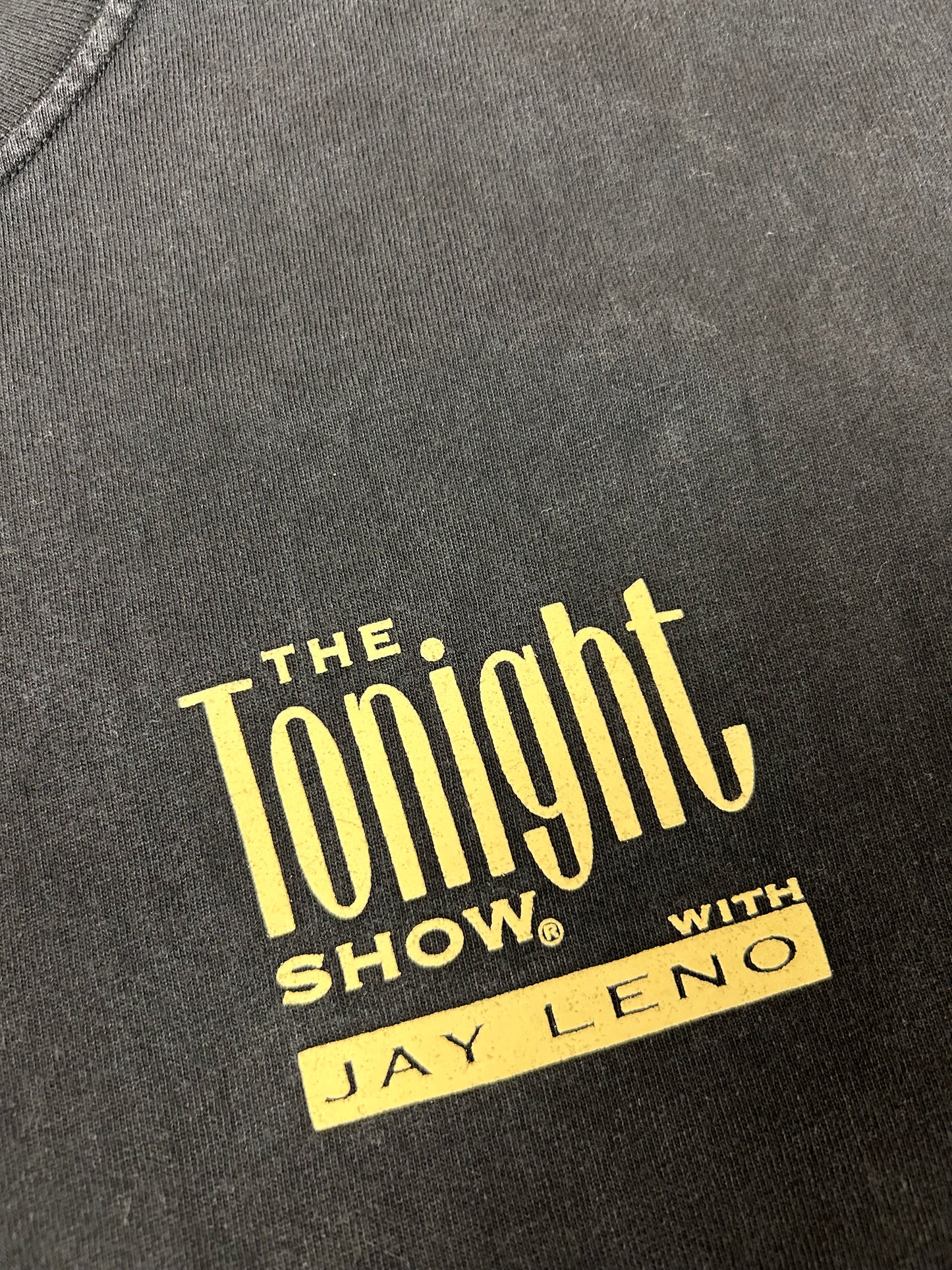 Vintage The Tonight Show With Jay Leno TV Promo Tee XL 23.75x30.25 Inches