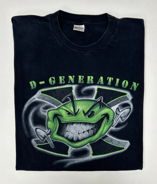 Vintage 1998 WWF D-Generation X DX Face Break It Down Wrestling Tee 2XL
