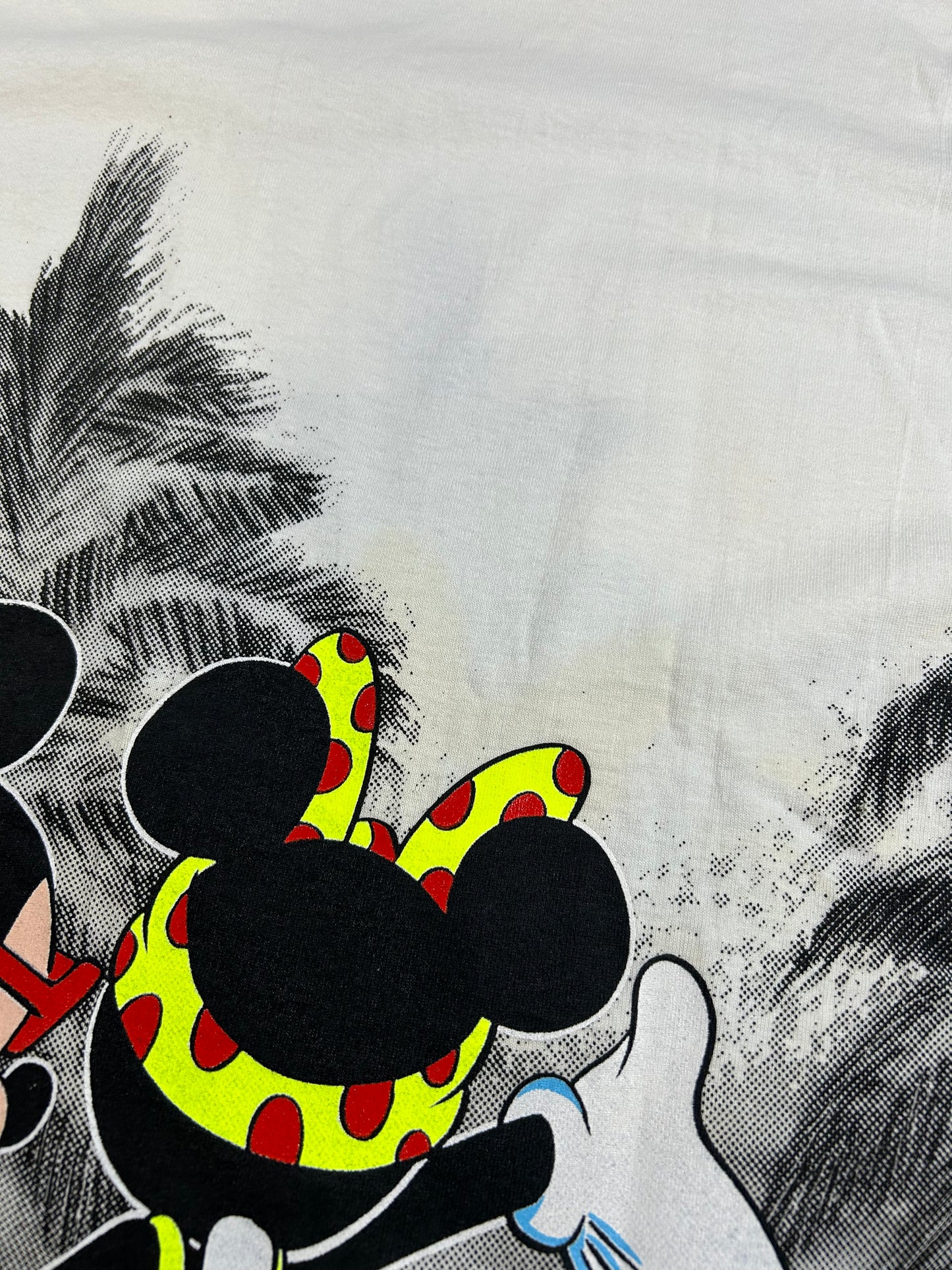 Vintage Sherry’s Best Disney Mickey & Minnie Mouse Tee Brand New With Tags Has Stains As Is XL/L Fit 22.75x32.5 Inches