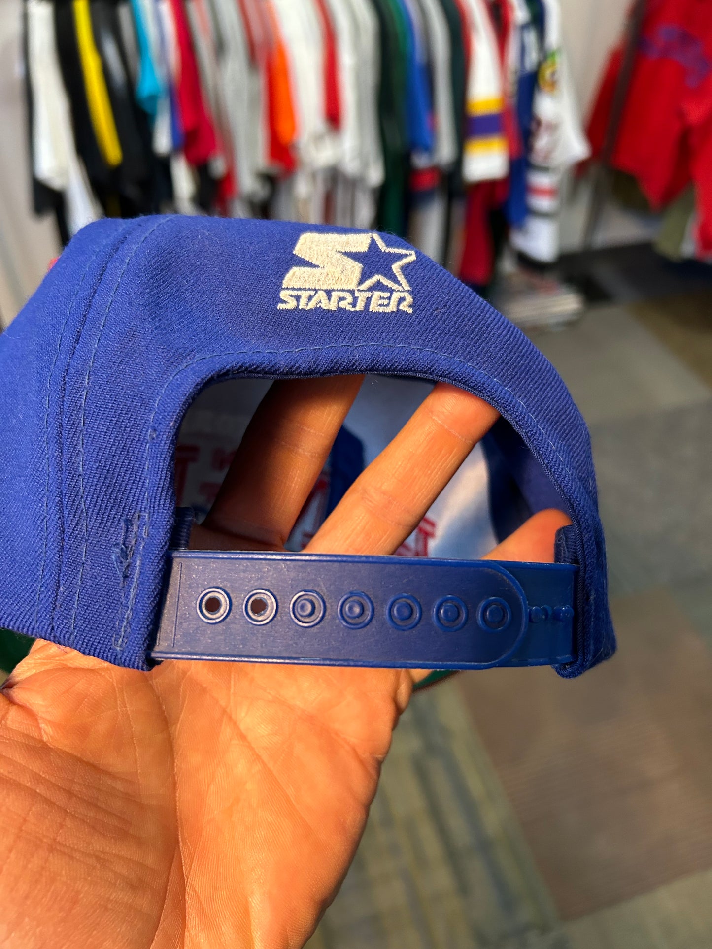 Vintage 90s Starter New York Rangers NHL SnapBack Hat