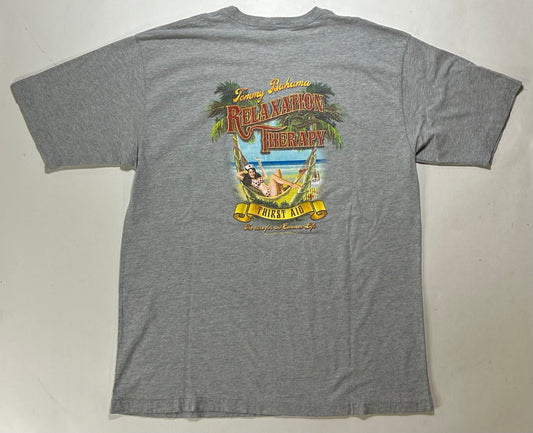 Tommy Bahama Relaxation Therapy Thirst Aid Tee XL 23x31.5 Inches Gray