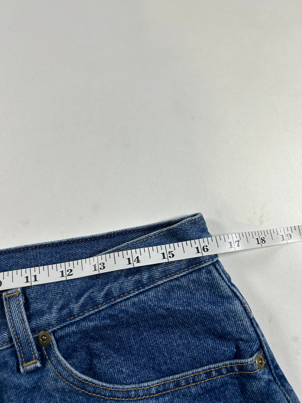 Vintage LL Bean Fleece Lined Jeans W14 Original/Relaxed Fit Lined Quality Denim Tagged 14 16.5x41.75 Inches