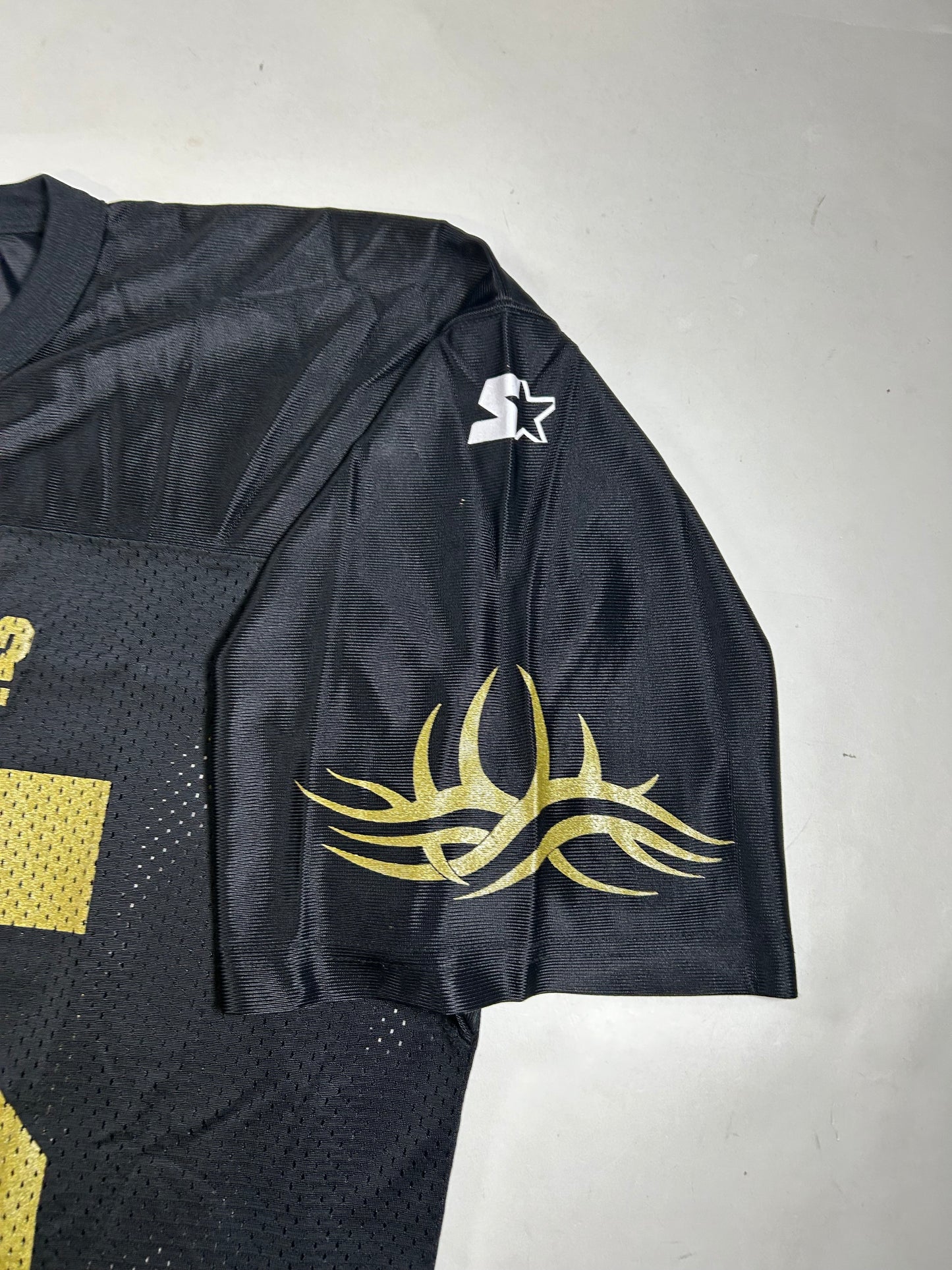 Vintage Starter WCW Goldberg Who’s Next? Wrestling #95 Football Jersey 52 XL 26.25x33 Inches