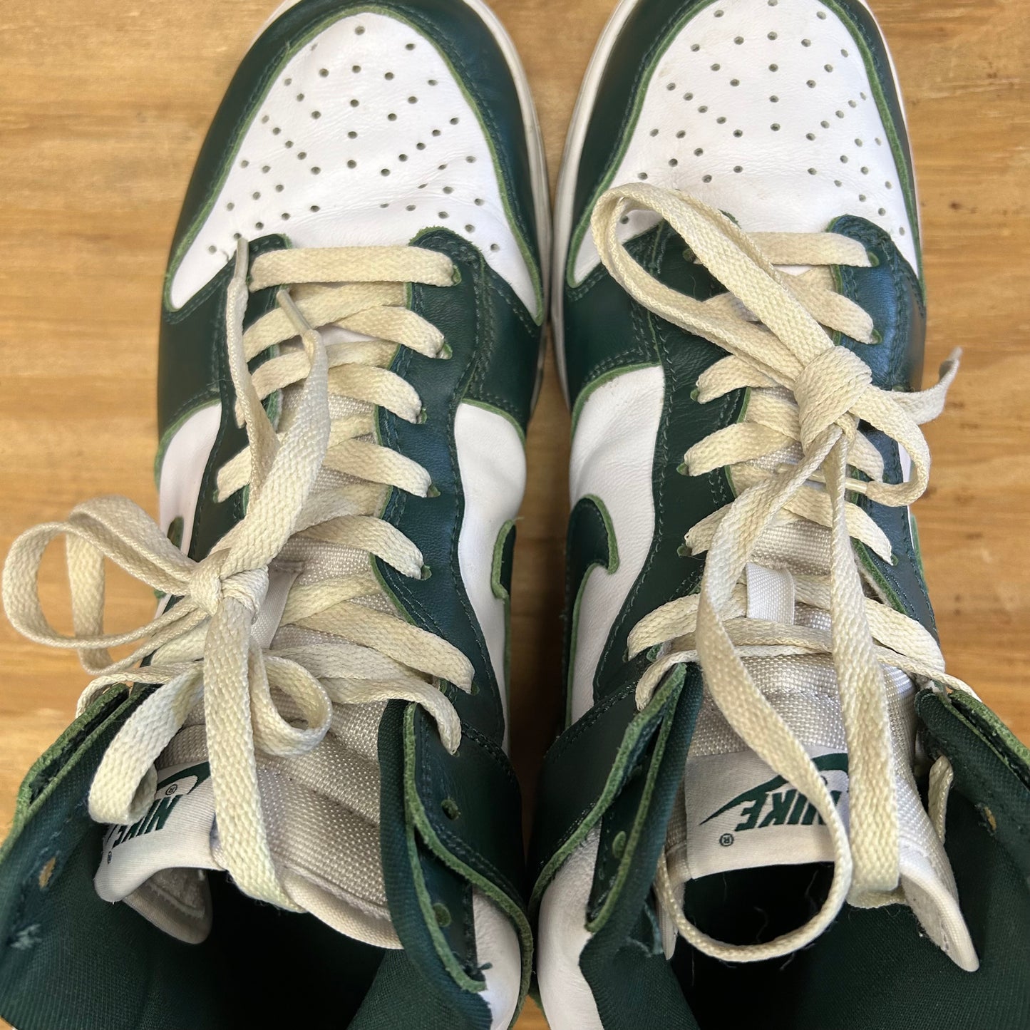 2020 Nike Dunk High SP Spartan Green CZ8149100 Men's Size 9.5 USED NO BOX CLEAN AS IS