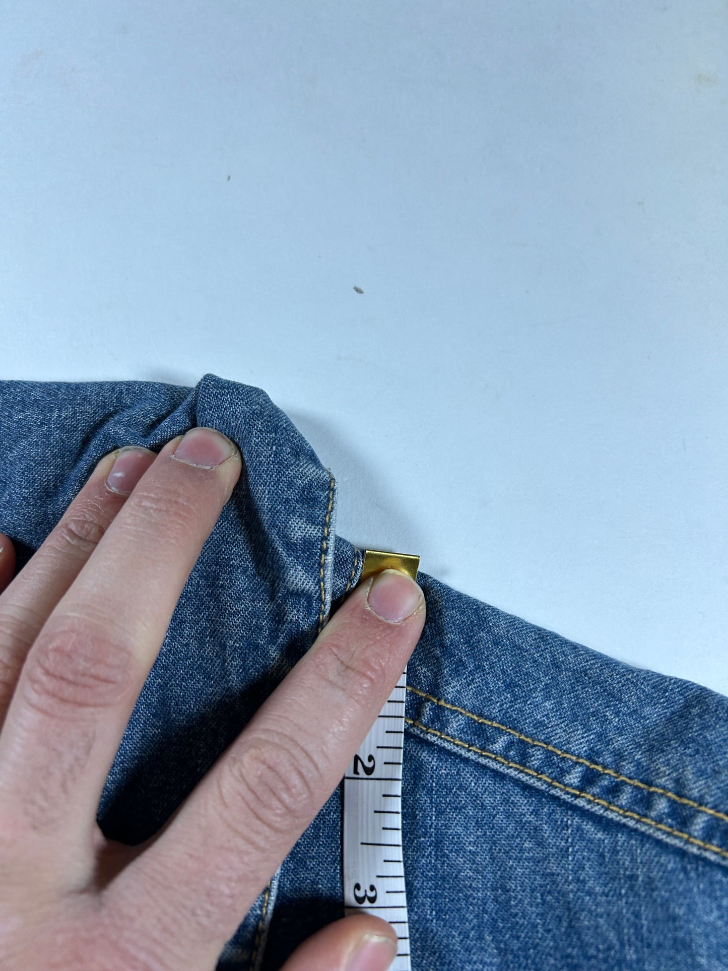 Vintage Disney Studio Jack Skellington Nightmare Before Christmas Denim Jacket 2XL 27.75x29.5 Inches