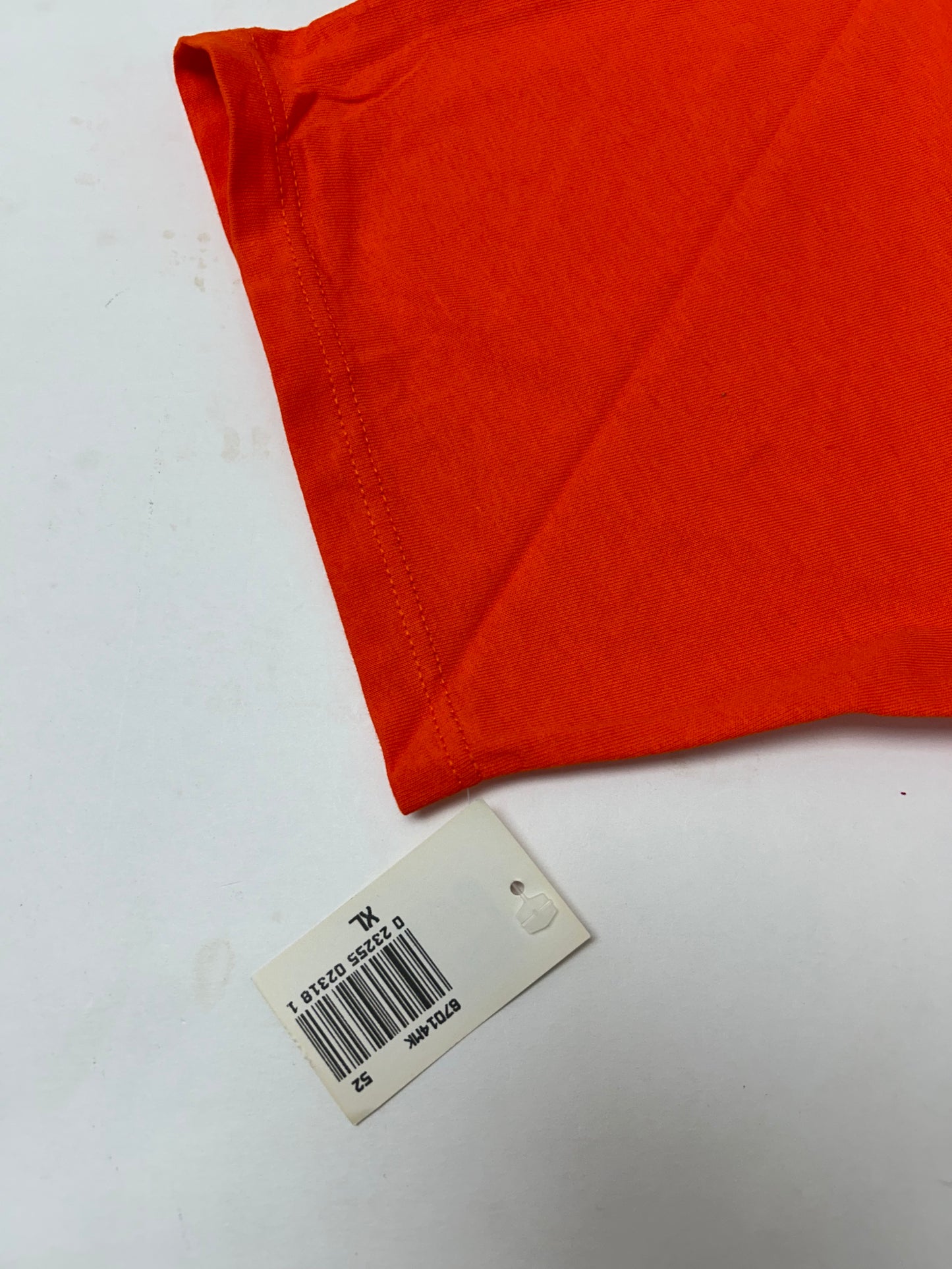 Edgewood NJ first edition “Deeper Than The Roots.” Tee XL 23.25x32.25 Inches 90s Russell Athletic USA Made 100% Cotton In Orange