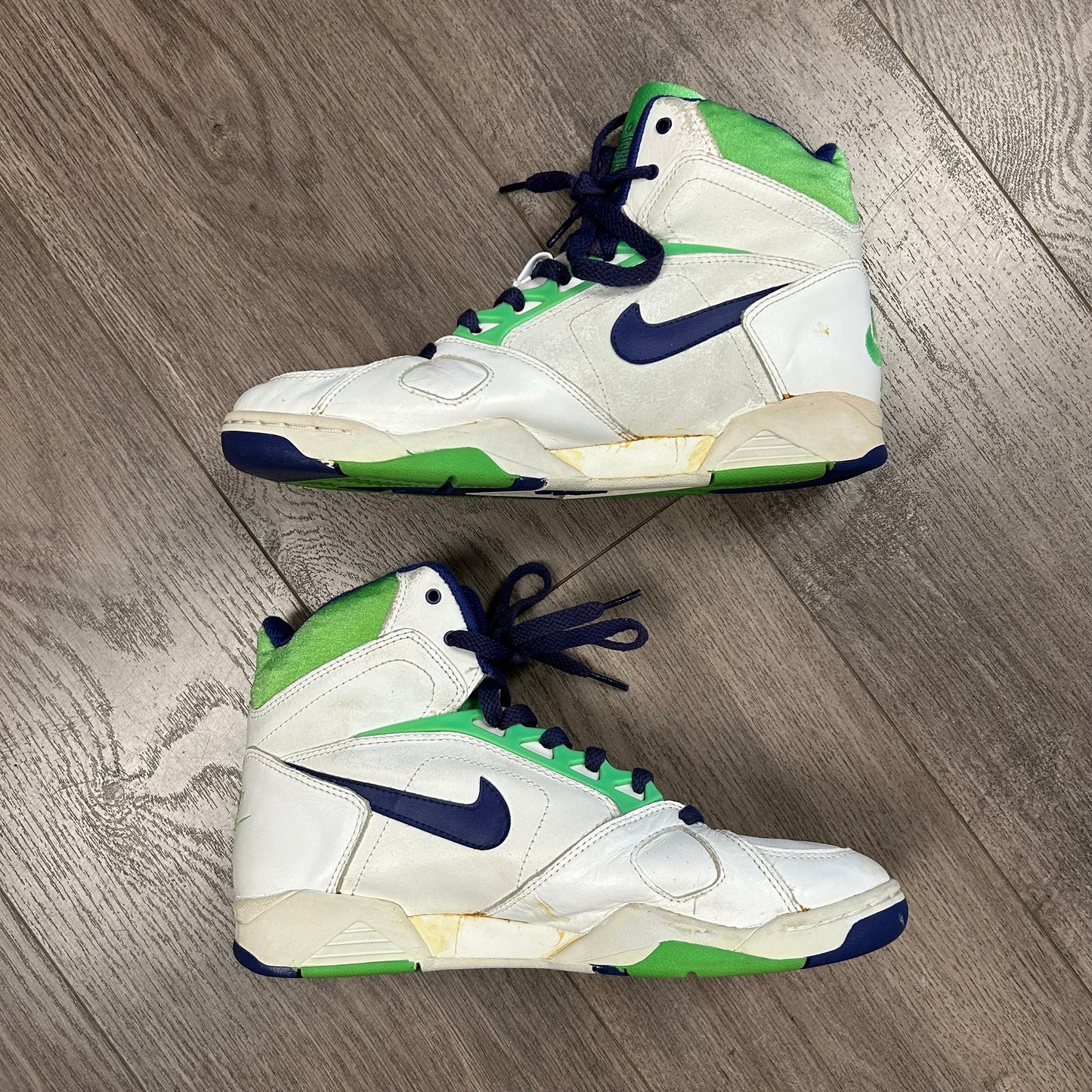 Vintage Nike Air Sabre Flight High 8.5 Basketball Sneaker 1991 As Is 910204 PF