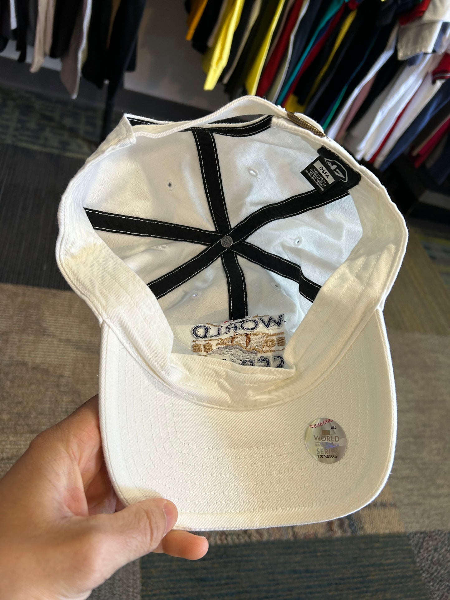 2022 MLB World Series '47 Brand Adjustable Cap Brand New Astros Vs. Phillies