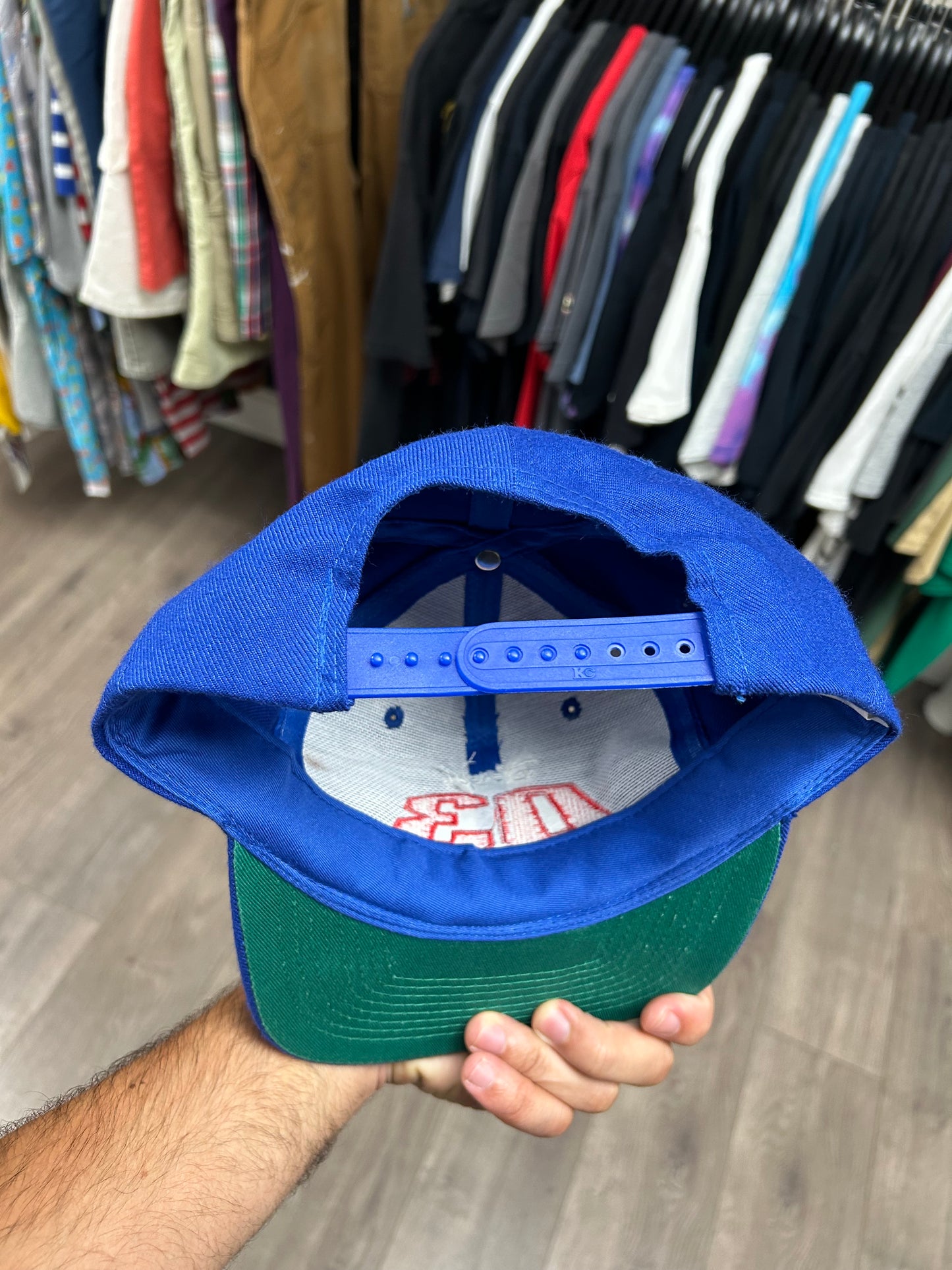 Vintage 1996 Disney The Mighty Ducks D3 Movie Promo SnapBack Hat OSFM KC Cap
