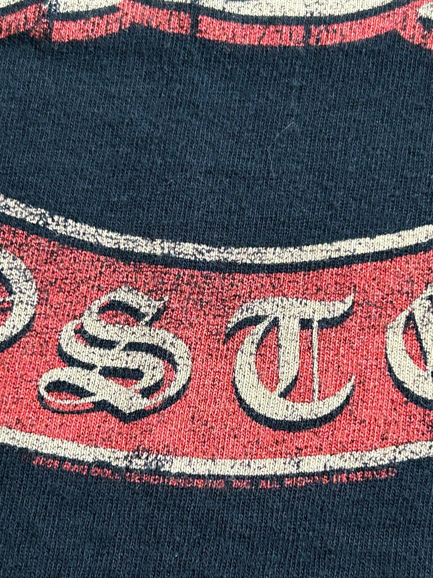 Vintage Aerosmith Boston Band Tee Rock Shirt 2008 2000s Music Large 21.5x27.25 Inches