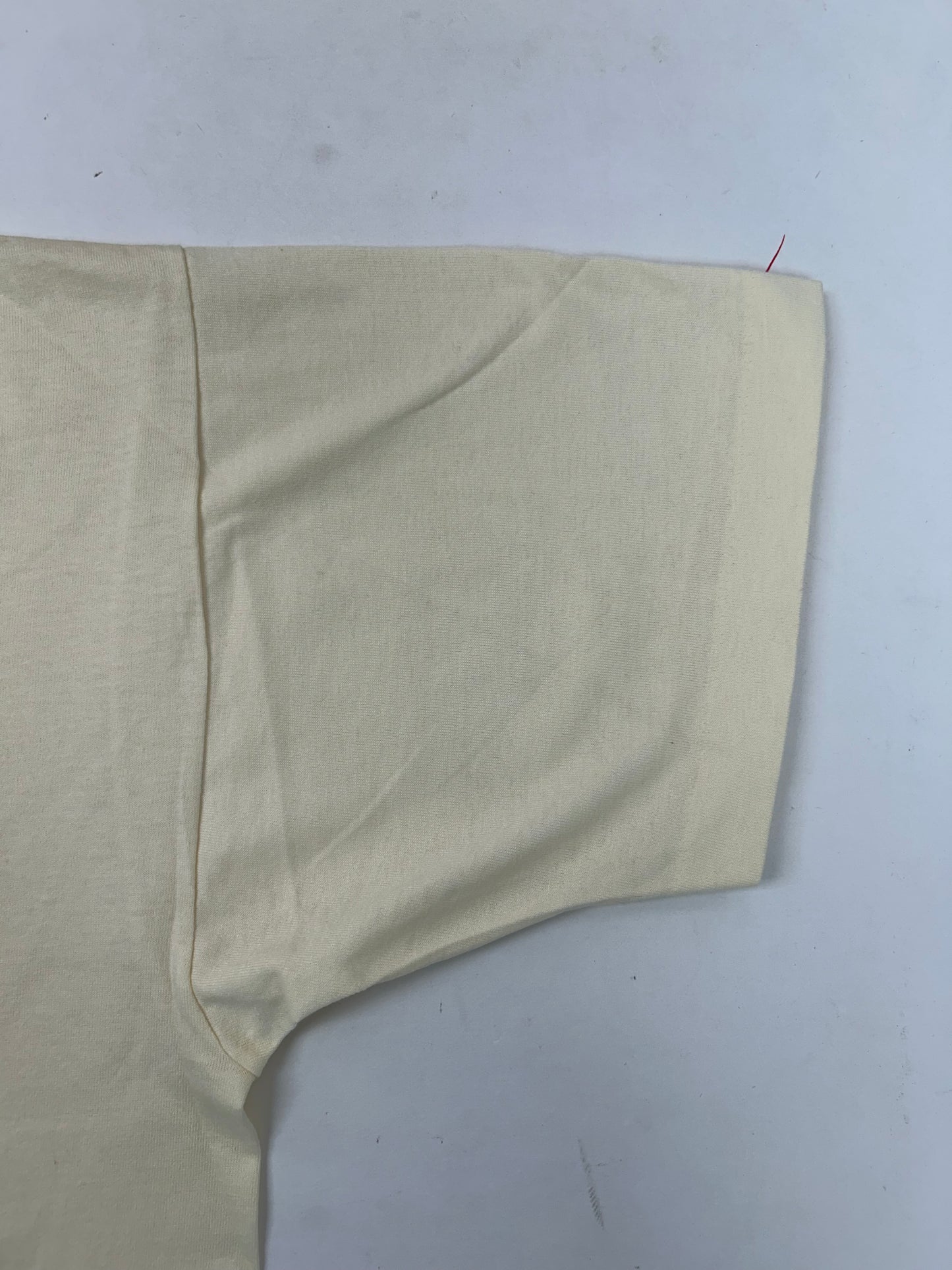 Edgewood NJ first edition “Deeper Than The Roots.” Tee XL 23.75x31 Inches 90s/00s FOTL Best Mexico Made 50/50 Blend Tan