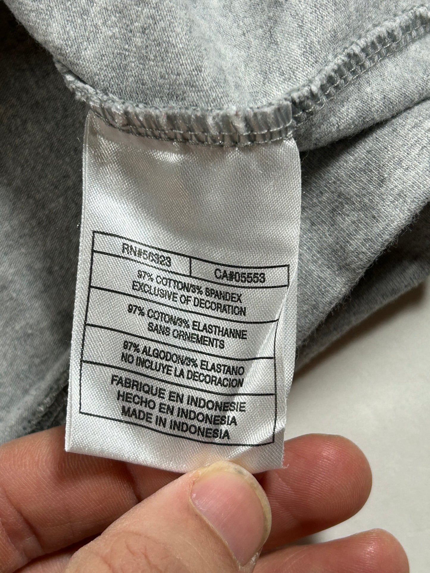 Vintage 00s Nike Swoosh Embroidered Mock Neck Long Sleeve Shirt Small 20.5x24.5 Inches Gray