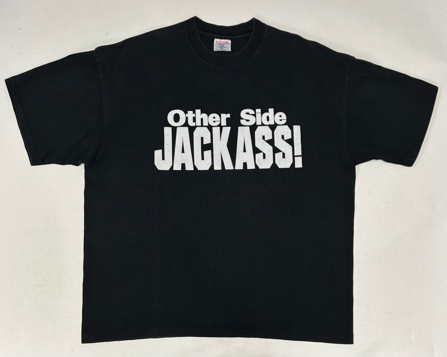 Vintage 1997 WWF Stone Cold Steve Austin Other Side Jackass Skull Graphic Wrestling Tee 2XL 25.75x29.75 Inches