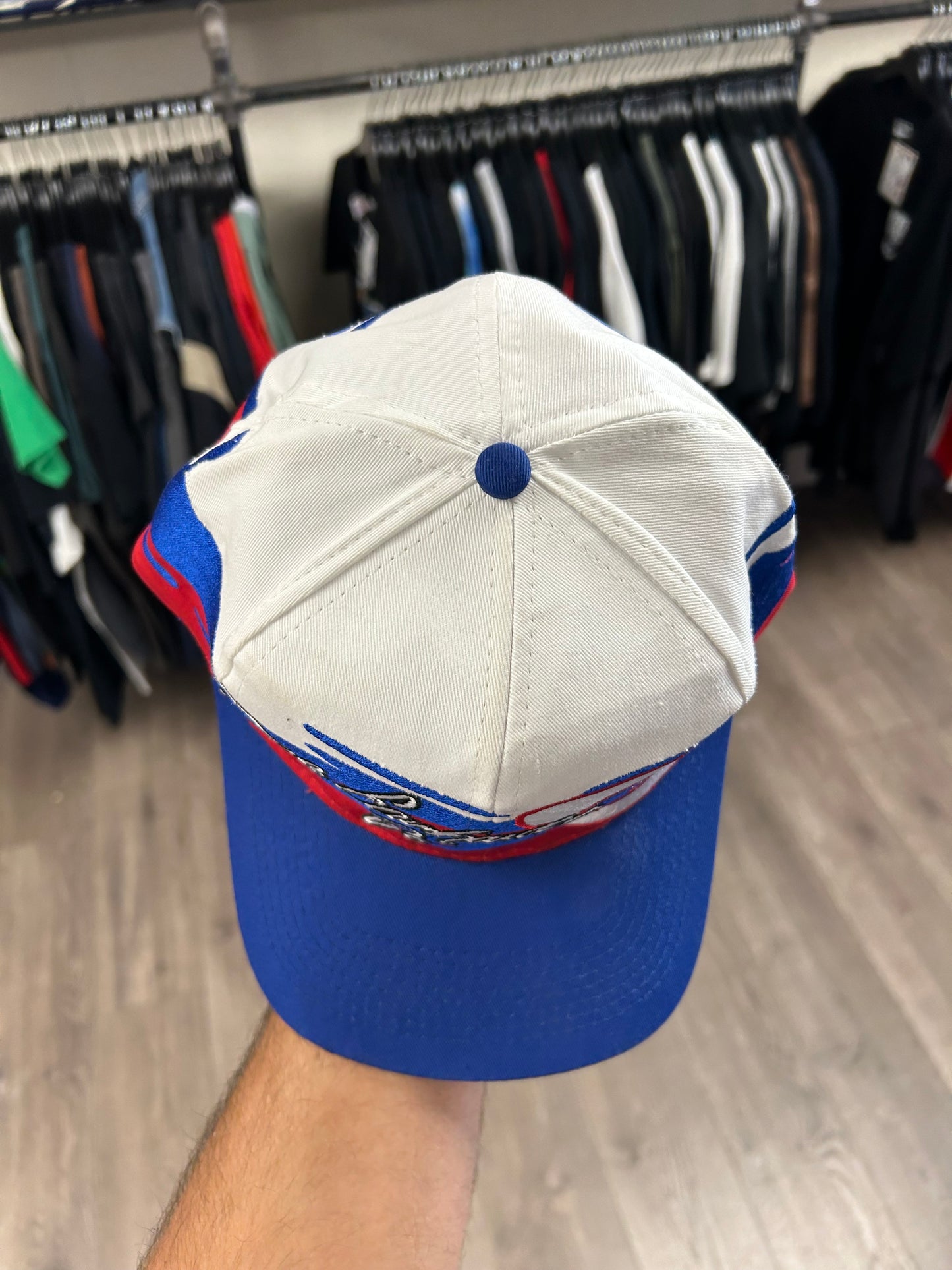 Vintage NASCAR Chase Authentics Dale Earnhardt JR. 3 SnapBack Hat Red,White,Blue