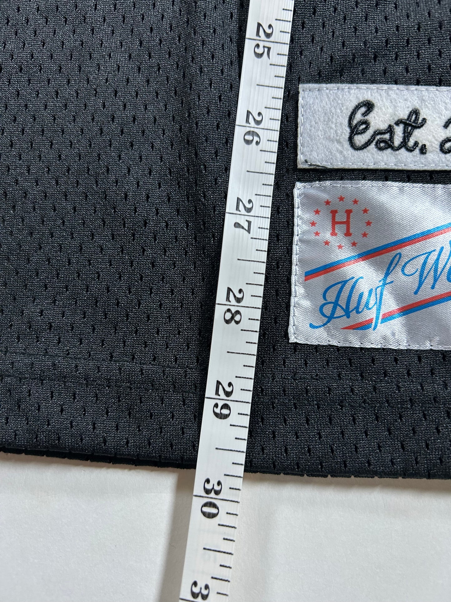 HUF Worldwide Skate Mens Basketball Style Jersey Tank #84 Skateboarding Medium 21x29.75 Inches