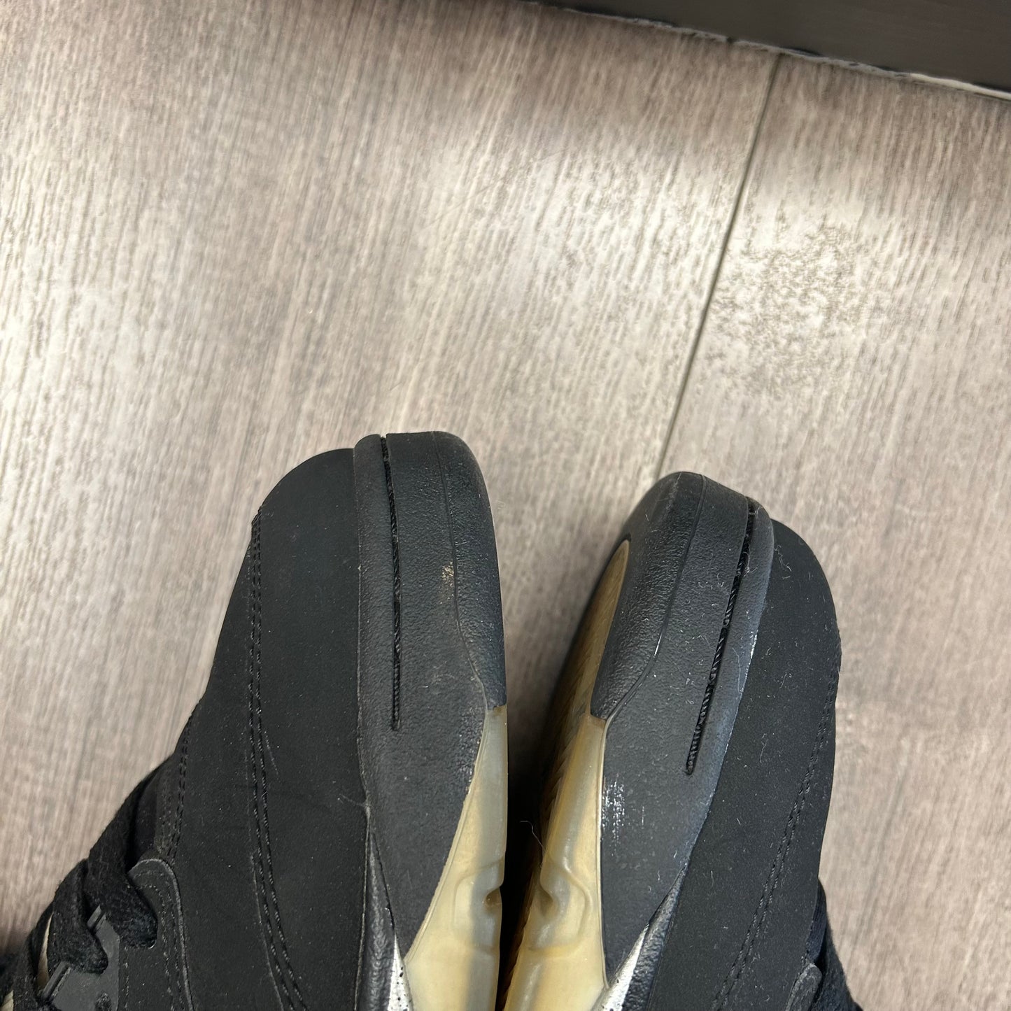 2016 Nike Air Jordan 5 Retro Black Metallic Size 9.5 Used With Box 845035 003